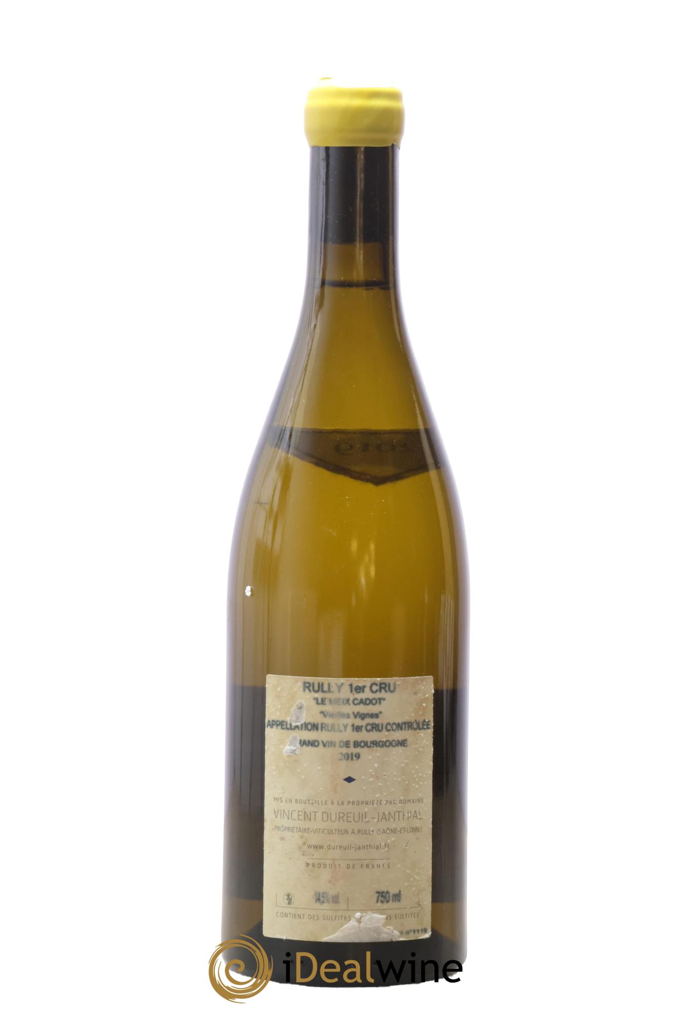 Rully 1er Cru Le Meix Cadot Vieilles Vignes Vincent Dureuil-Janthial 2019 - Lotto di 1 bottiglia - 1