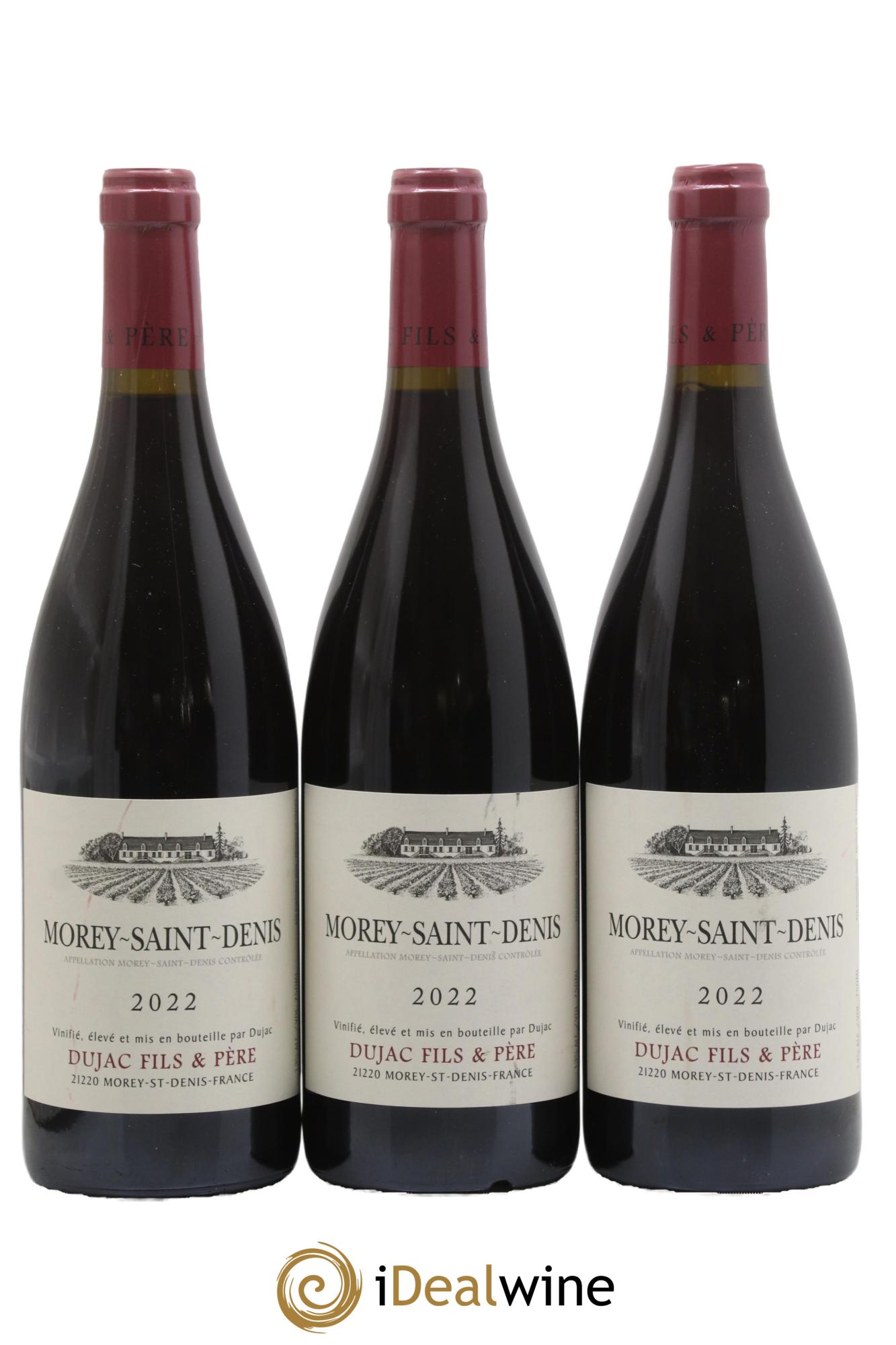 Morey-Saint-Denis Dujac Fils et Père 2022 - Lot de 3 bouteilles - 0
