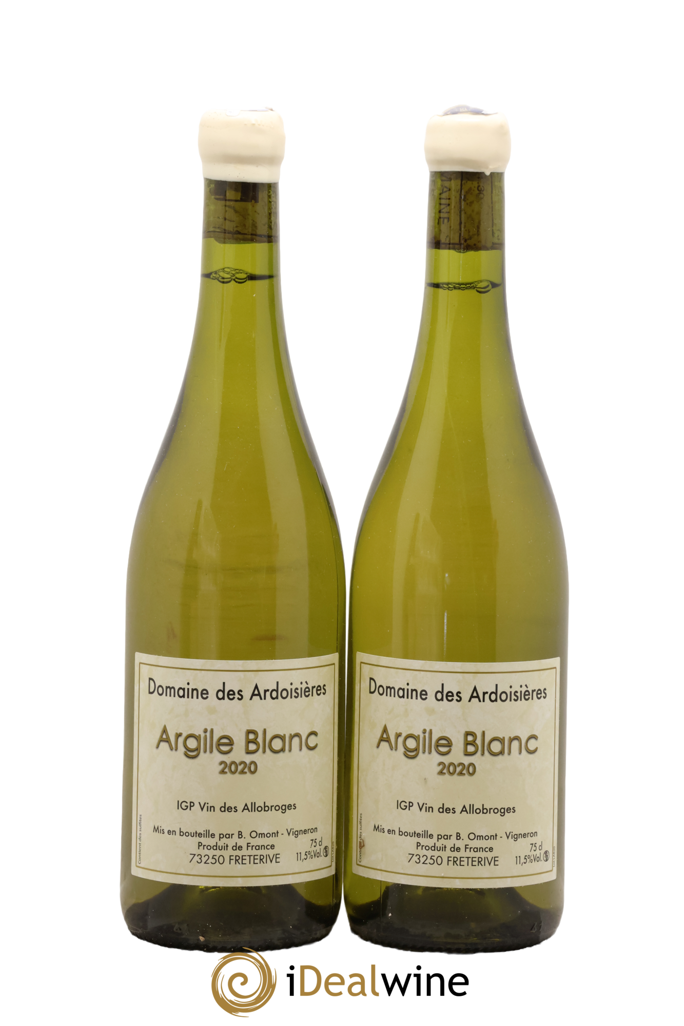Vin des Allobroges Saint-Pierre-de-Soucy Argile Ardoisières (Domaine des) 2020 - Lot of 2 bottles - 0