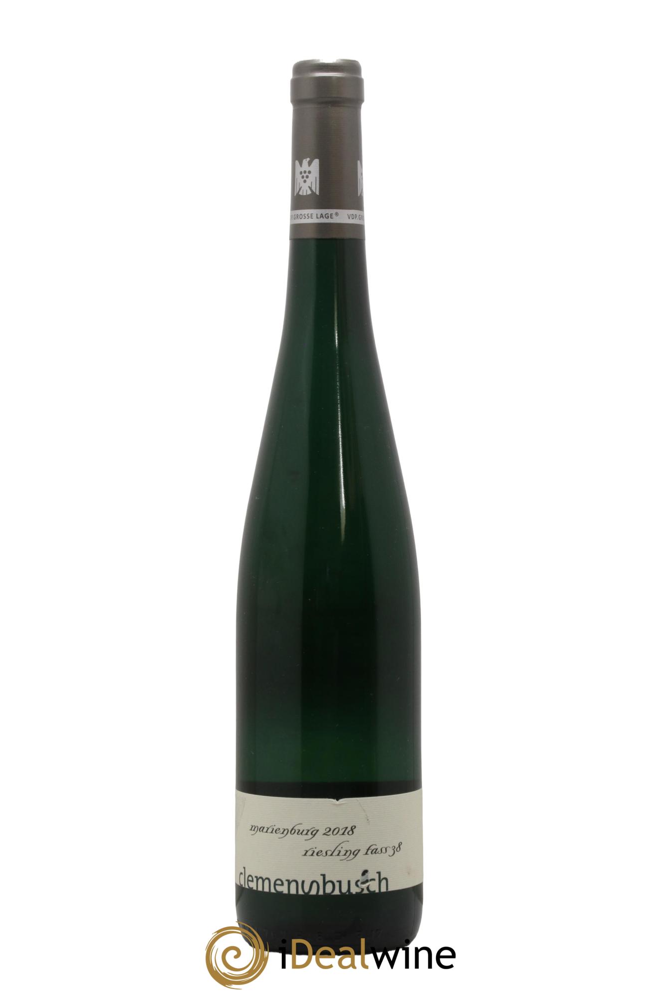 Allemagne Mosel-Saar Marienburg Riesling Fass 38 Clemens Busch 2018 - Lot de 1 bouteille - 0