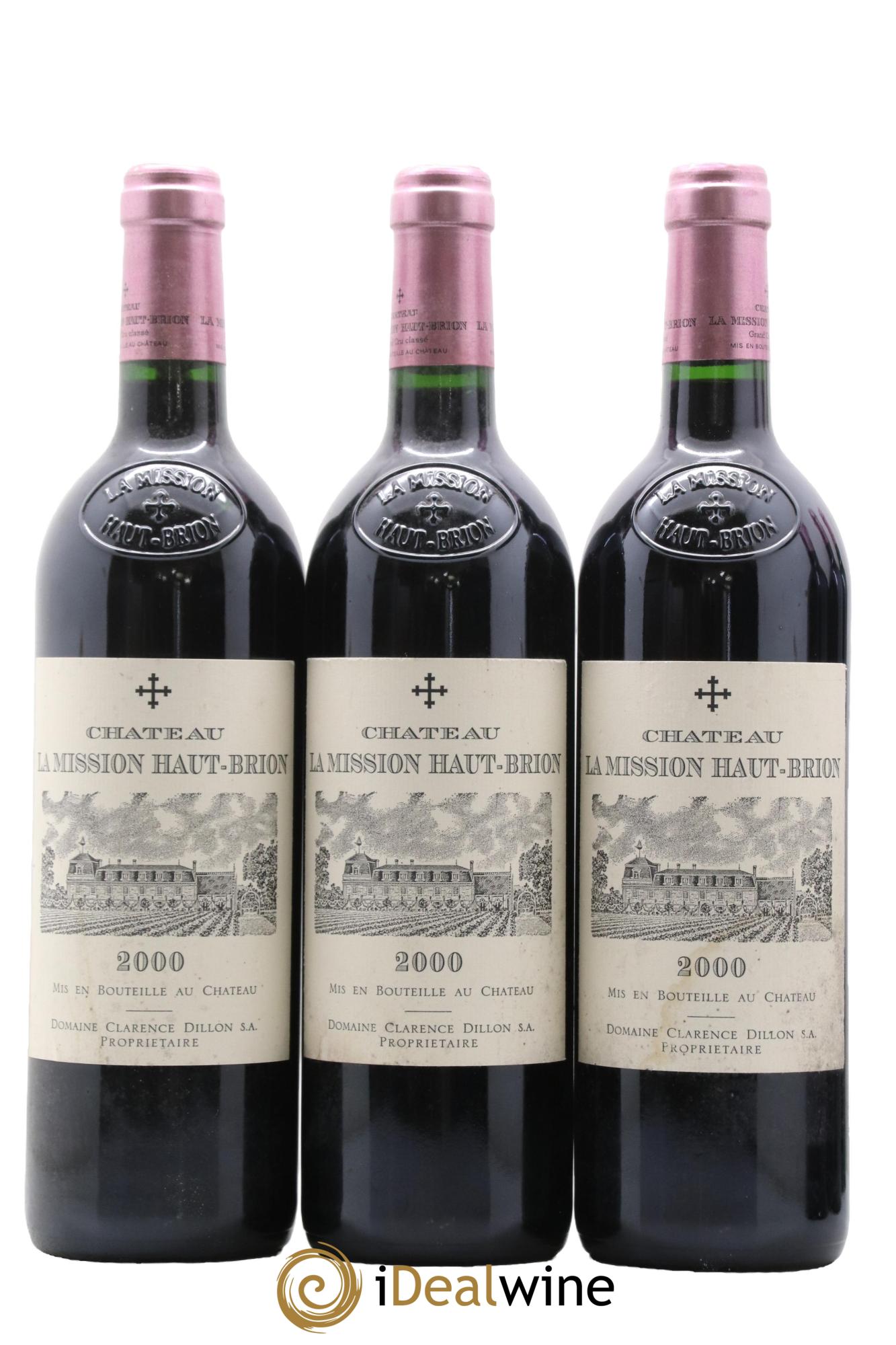 Château la Mission Haut-Brion Cru Classé de Graves 2000 - Posten von 6 Flaschen - 3