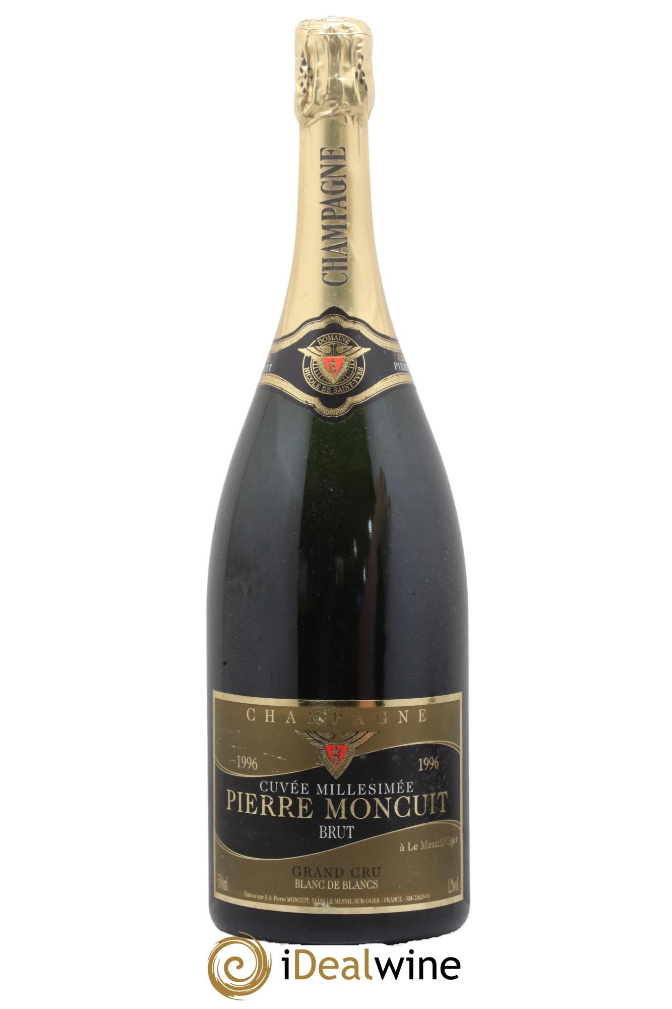 Brut Blanc de Blancs Pierre Moncuit 1996 - Posten von 1 Magnum - 0