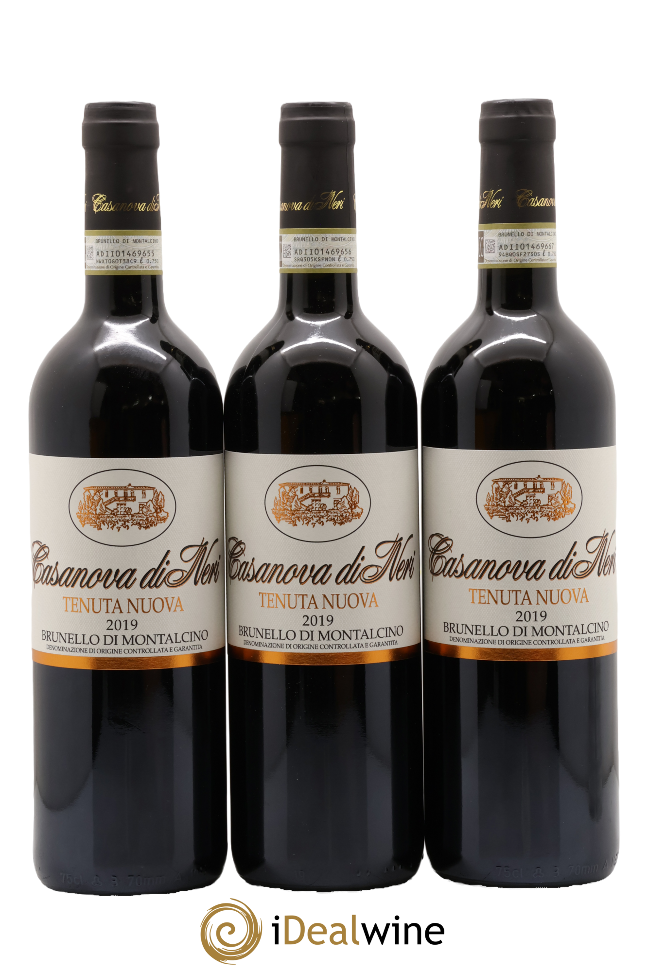 Brunello di Montalcino DOCG Tenuta Nuova Casanova di Neri - Giacomo Neri 2019 - Lot de 3 bouteilles - 0