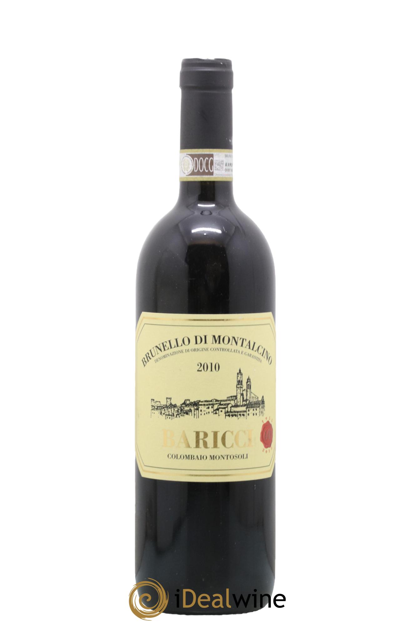 Brunello di Montalcino Baricci 2010 - Lot de 1 bouteille - 0