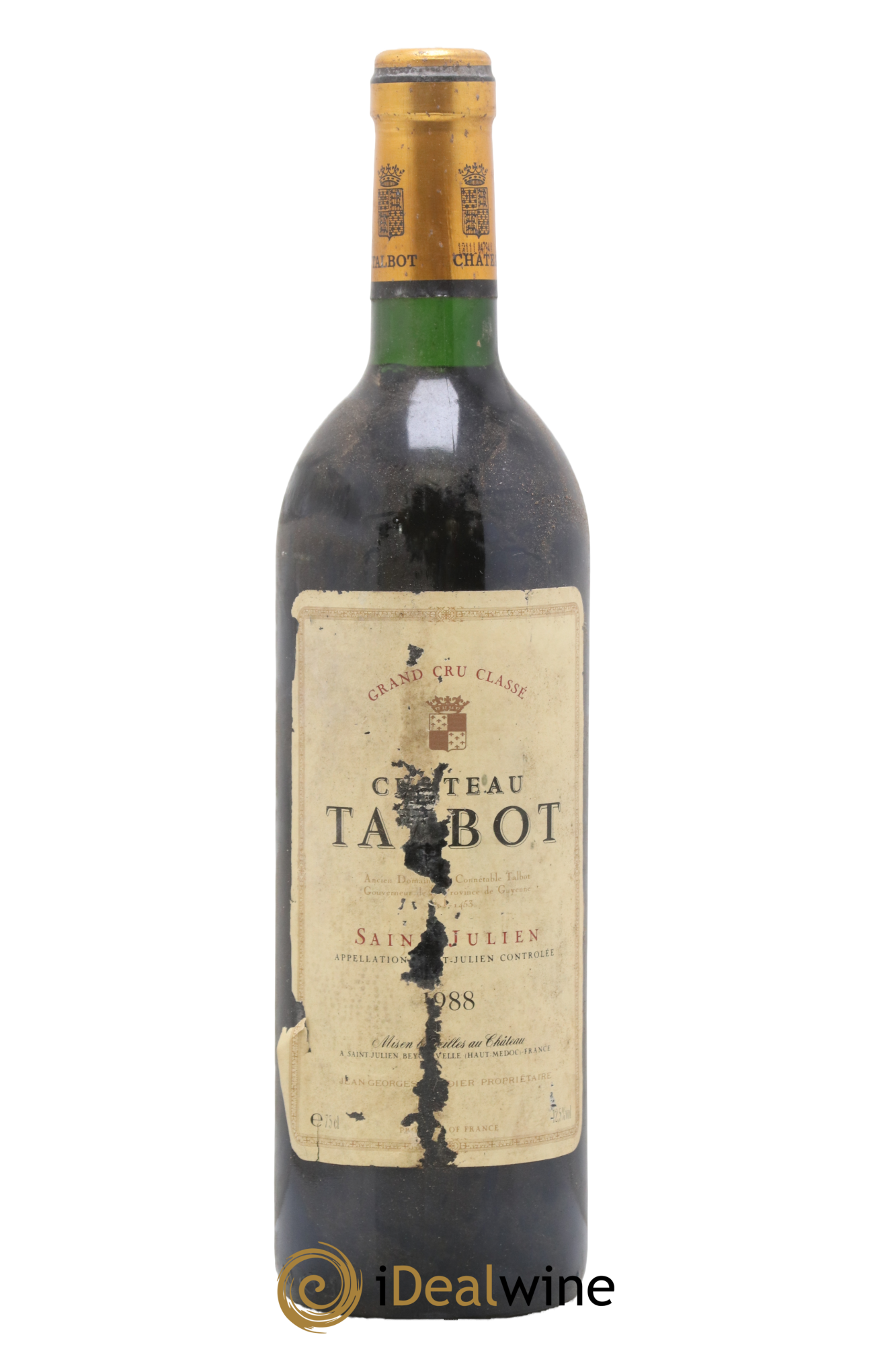 Château Talbot 4ème Grand Cru Classé 1988 - Lot of 1 bottle - 0