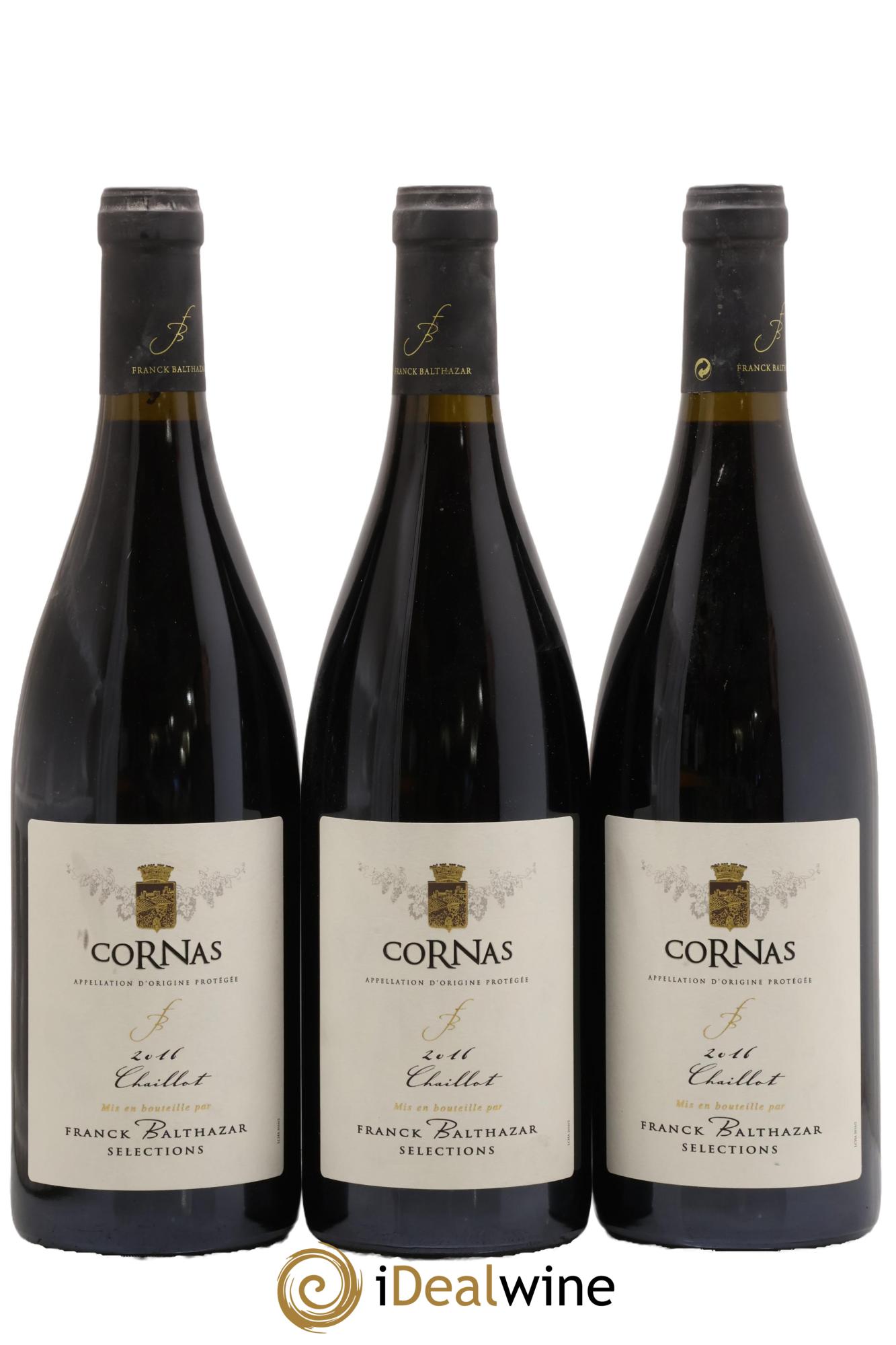 Cornas Chaillot Franck Balthazar (Domaine) 2016 - Lot de 3 bouteilles - 0
