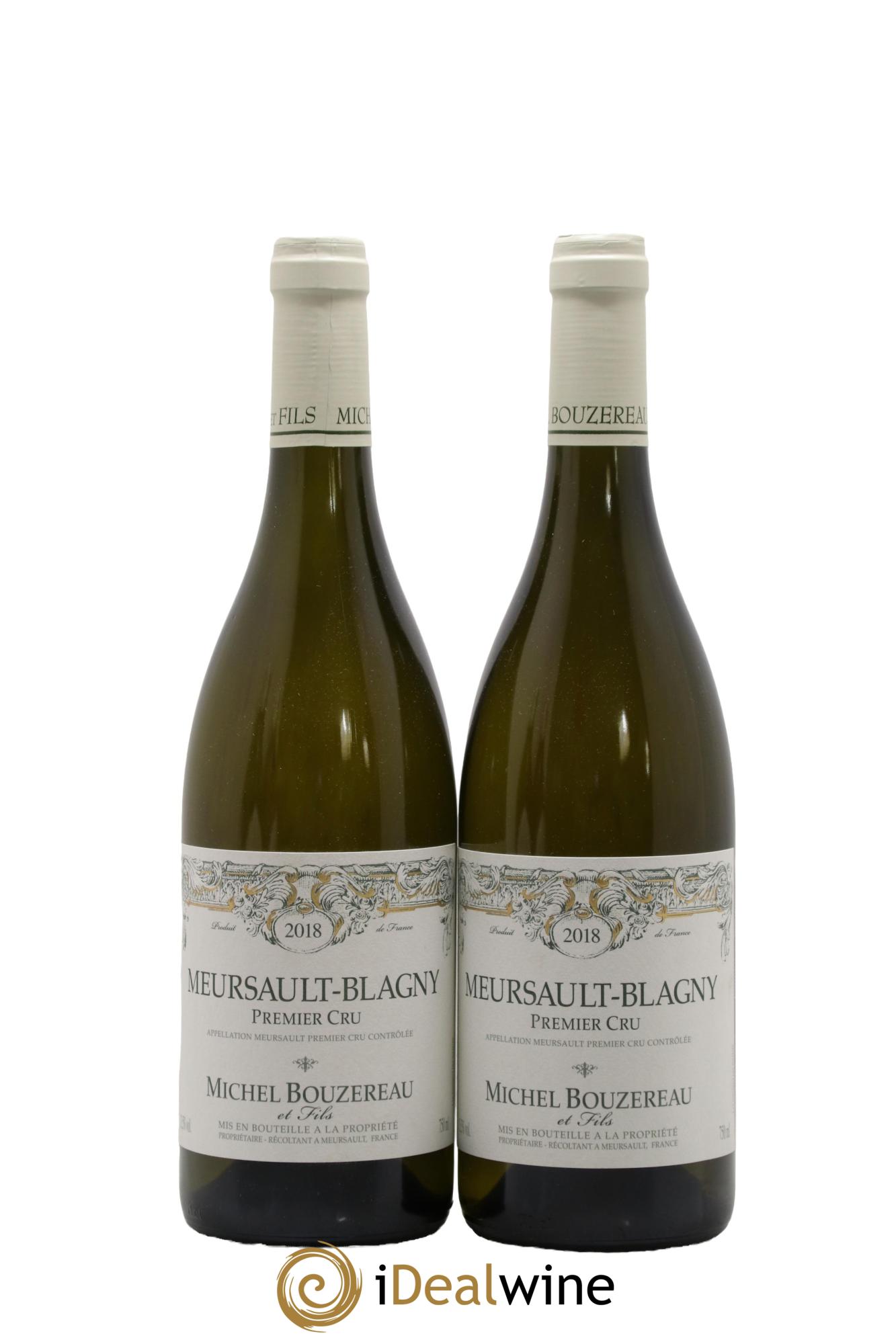 Meursault 1er Cru Blagny Michel Bouzereau et Fils (Domaine) 2018 - Lot de 2 bouteilles - 0