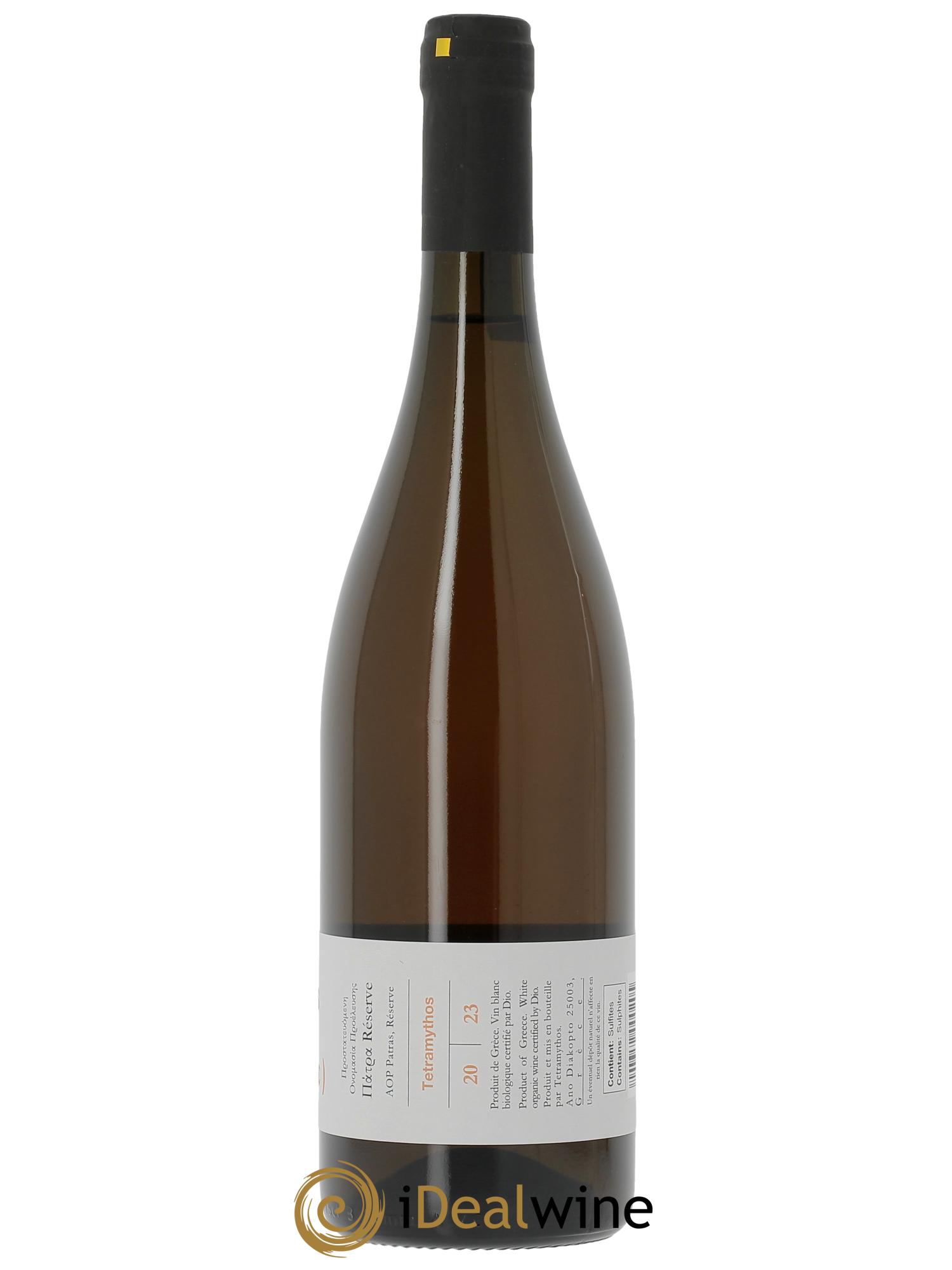 Patras Tetramythos Reserve Roditis Orange Nature 2023 - Lot de 1 bouteille - 1