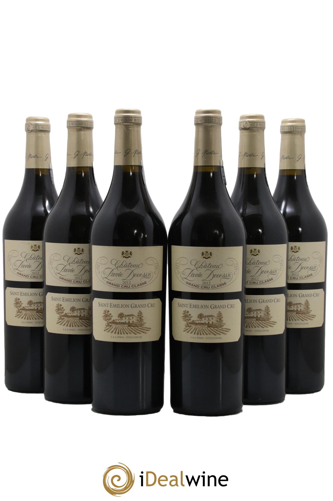 Château Pavie Decesse Grand Cru Classé 2012 - Lot de 6 bouteilles - 0