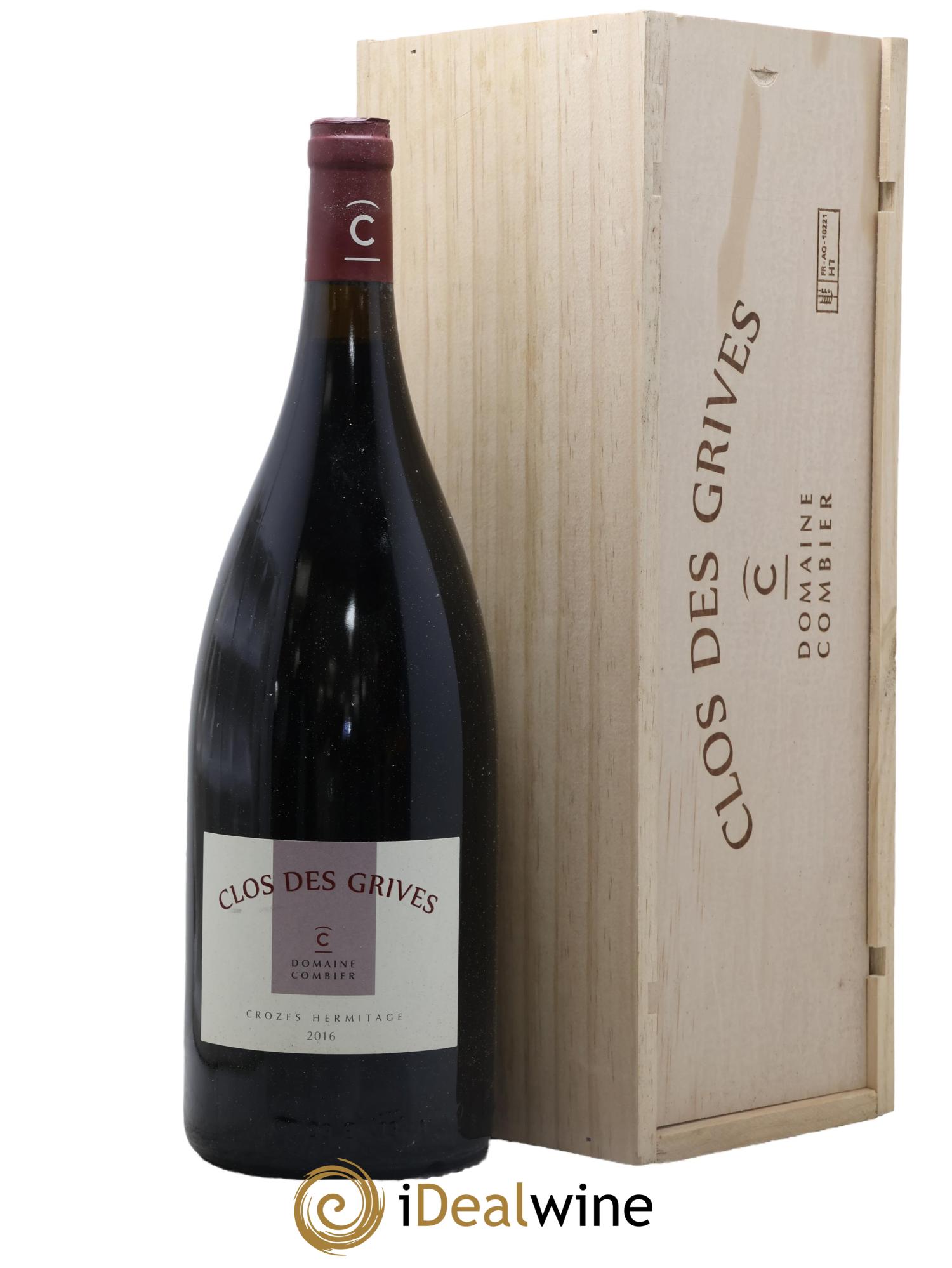 Crozes-Hermitage Clos des Grives Combier 2016 - Lot de 1 magnum - 0