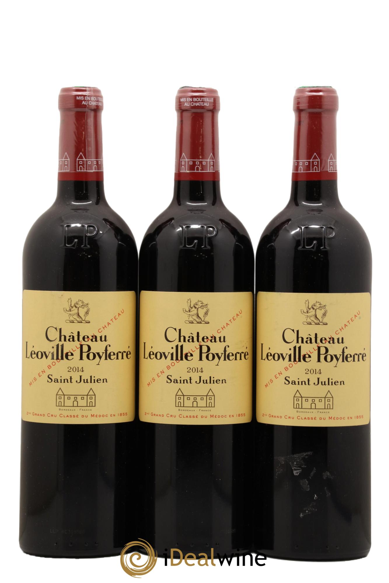 Château Léoville Poyferré 2ème Grand Cru Classé 2014 - Lot de 3 bouteilles - 0