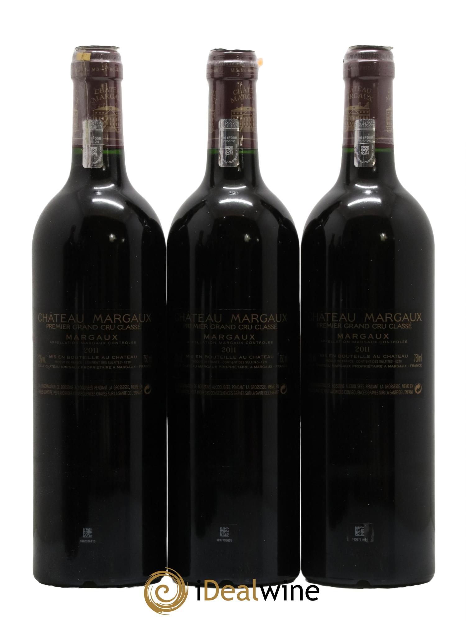 Château Margaux 1er Grand Cru Classé  2011 - Posten von 6 Flaschen - 2