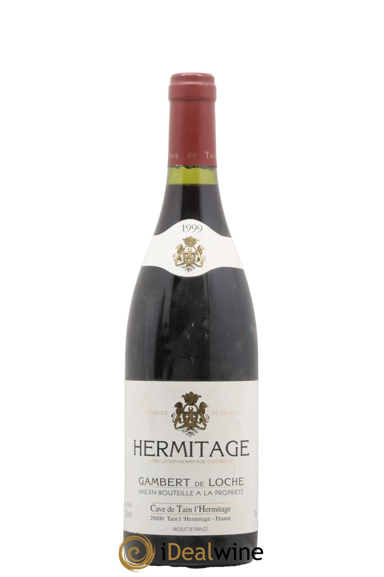 Hermitage Gambert de Loche Cave de Tain 1999 - Lot de 1 bouteille - 0