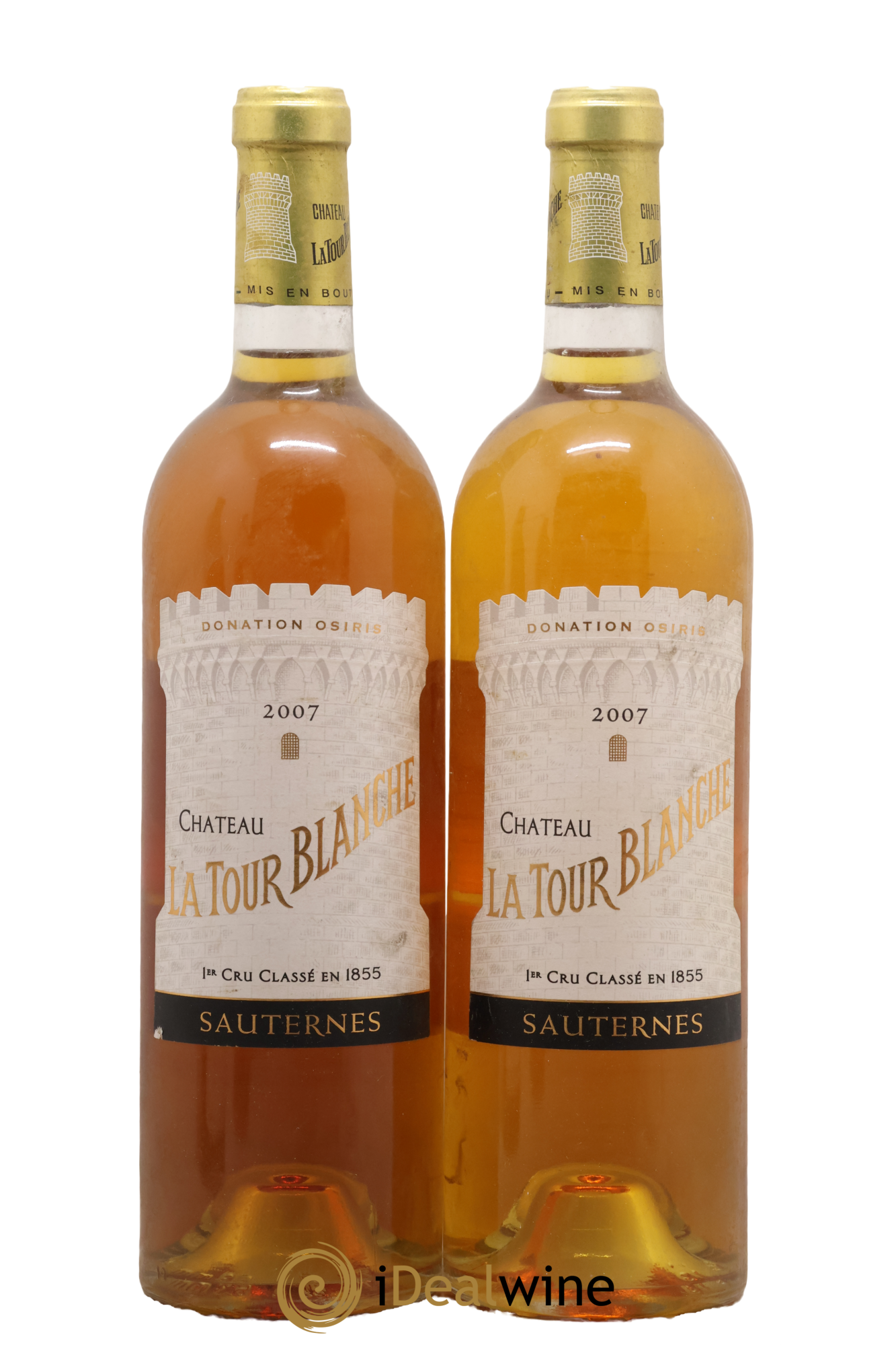 Château la Tour Blanche 1er Grand Cru Classé 2007 - Lot of 2 bottles - 0