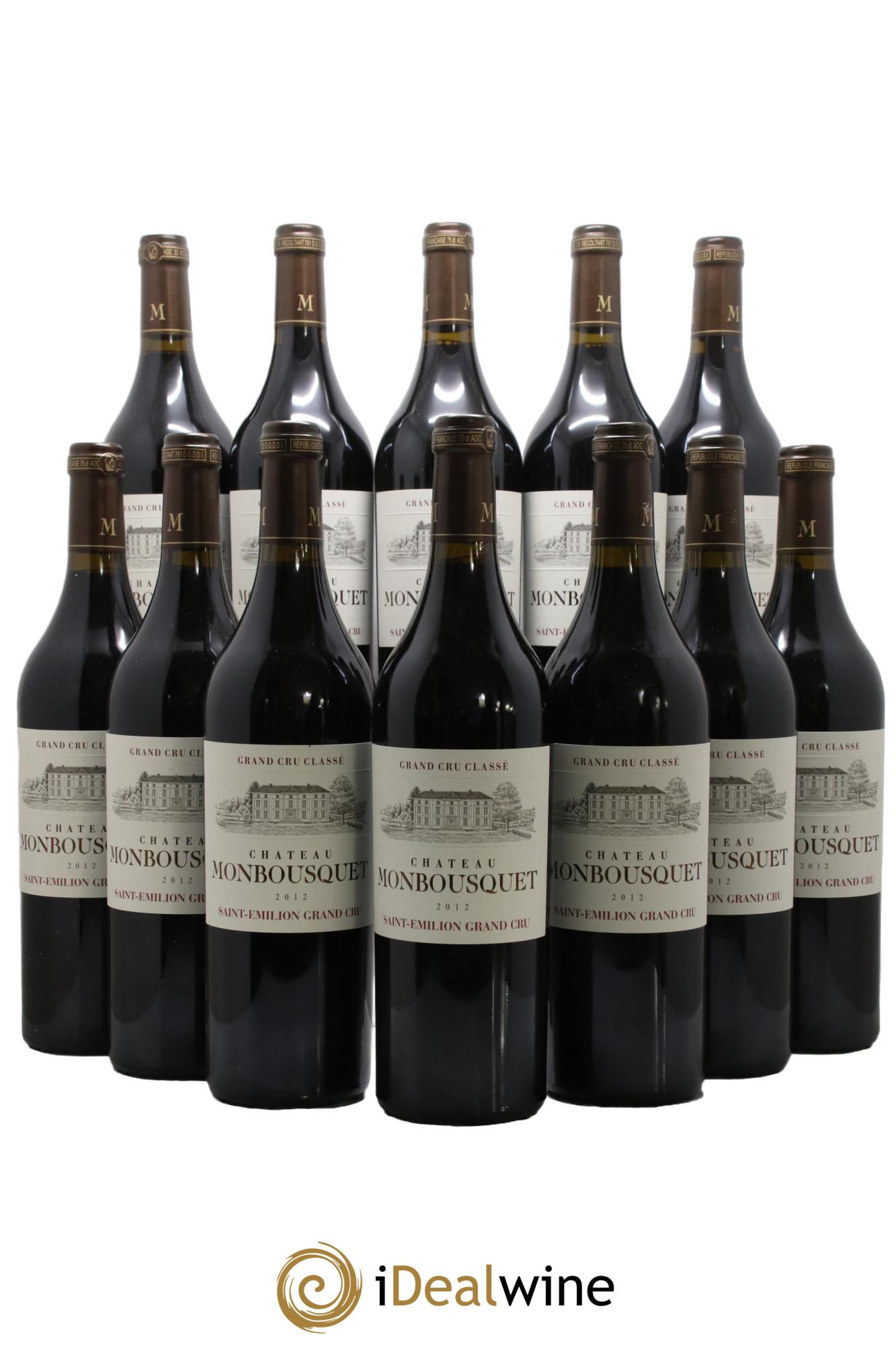 Château Monbousquet Grand Cru Classé 2012 - Lot de 12 bouteilles - 0