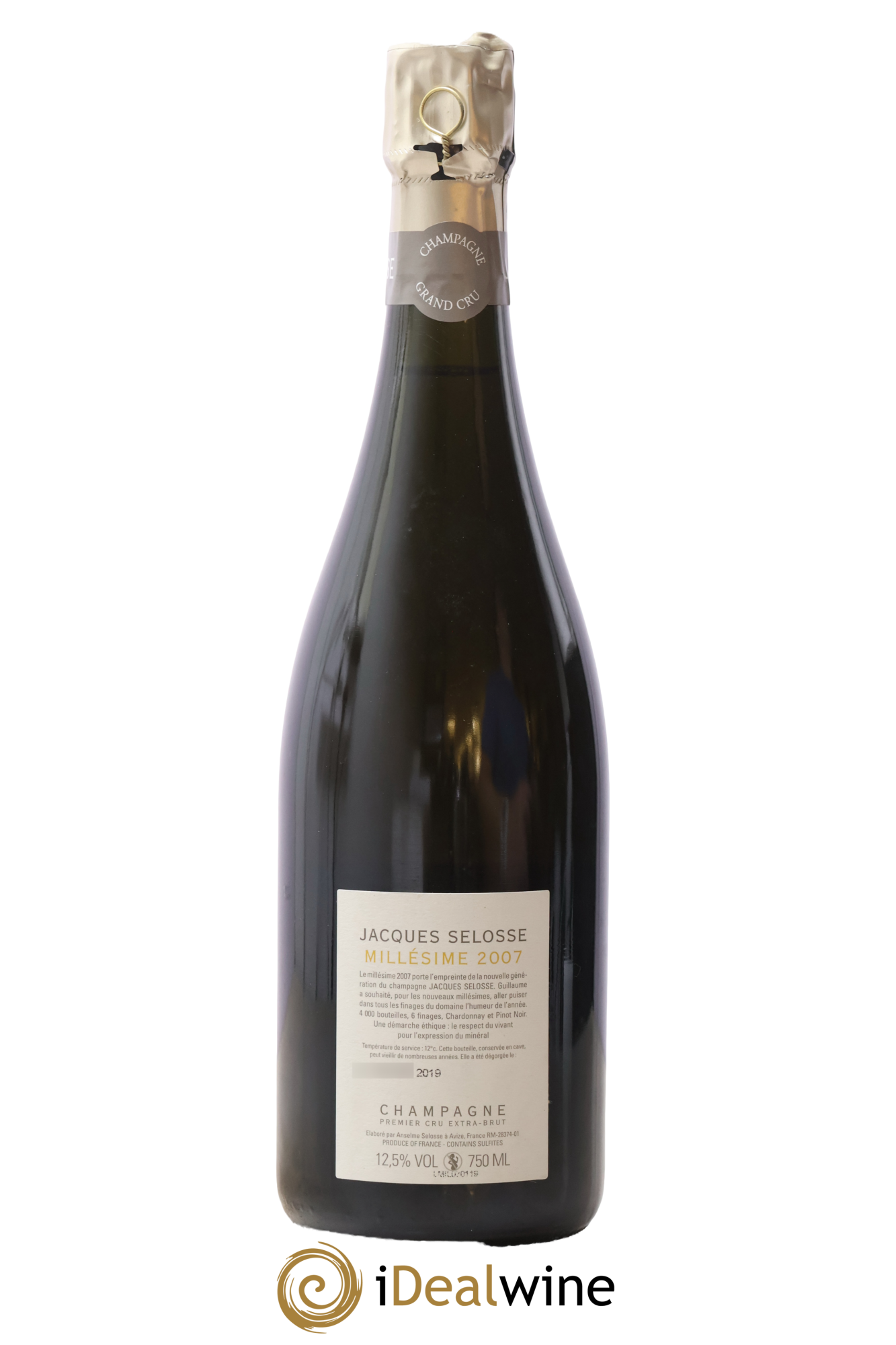 1er Cru Millésimé Extra-Brut Jacques Selosse 2007 - Lotto di 1 bottiglia - 1