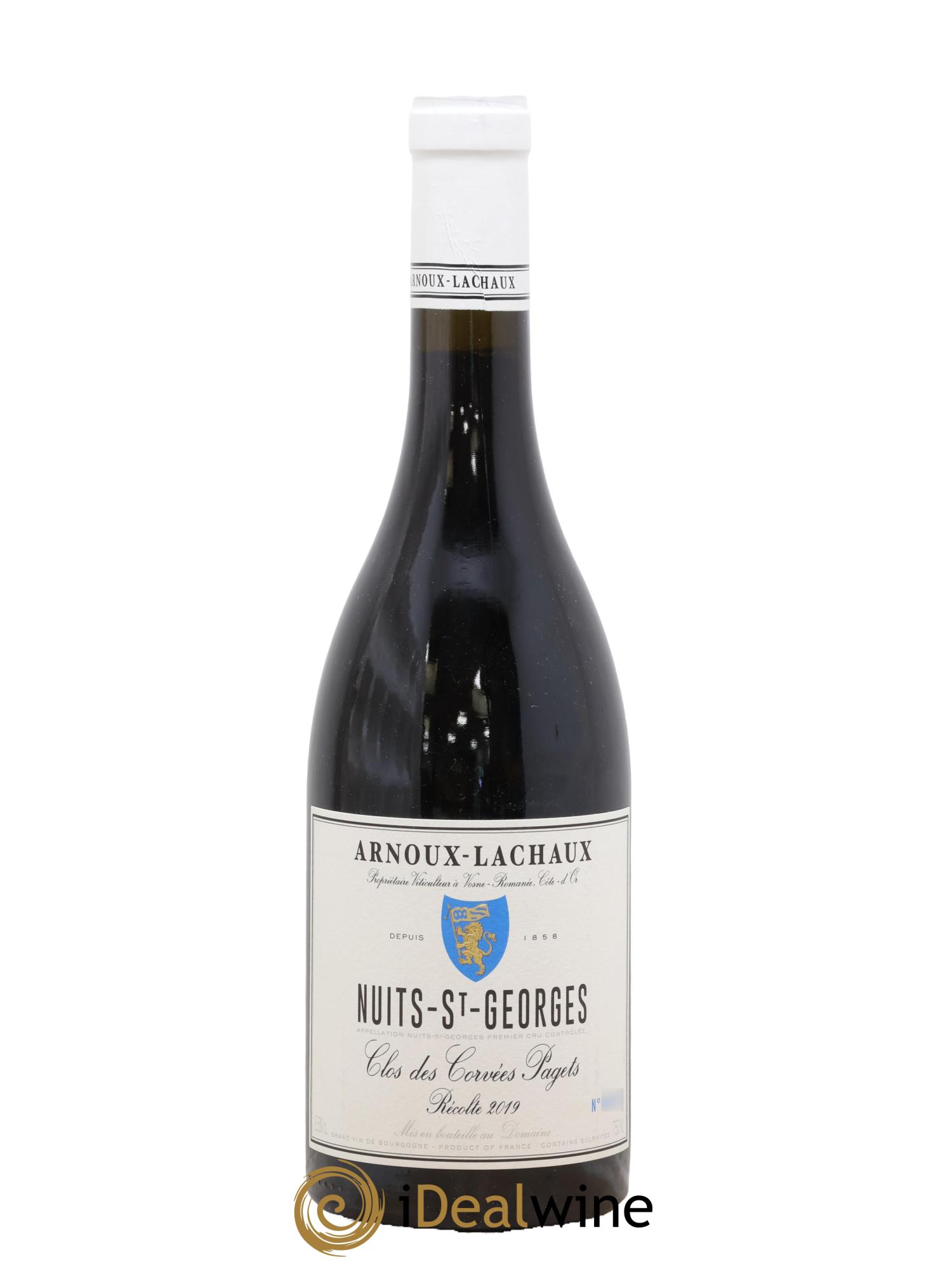 Nuits-Saint-Georges 1er Cru Clos des Corvées Pagets Arnoux-Lachaux (Domaine) 2019 - Lot de 1 bouteille - 0