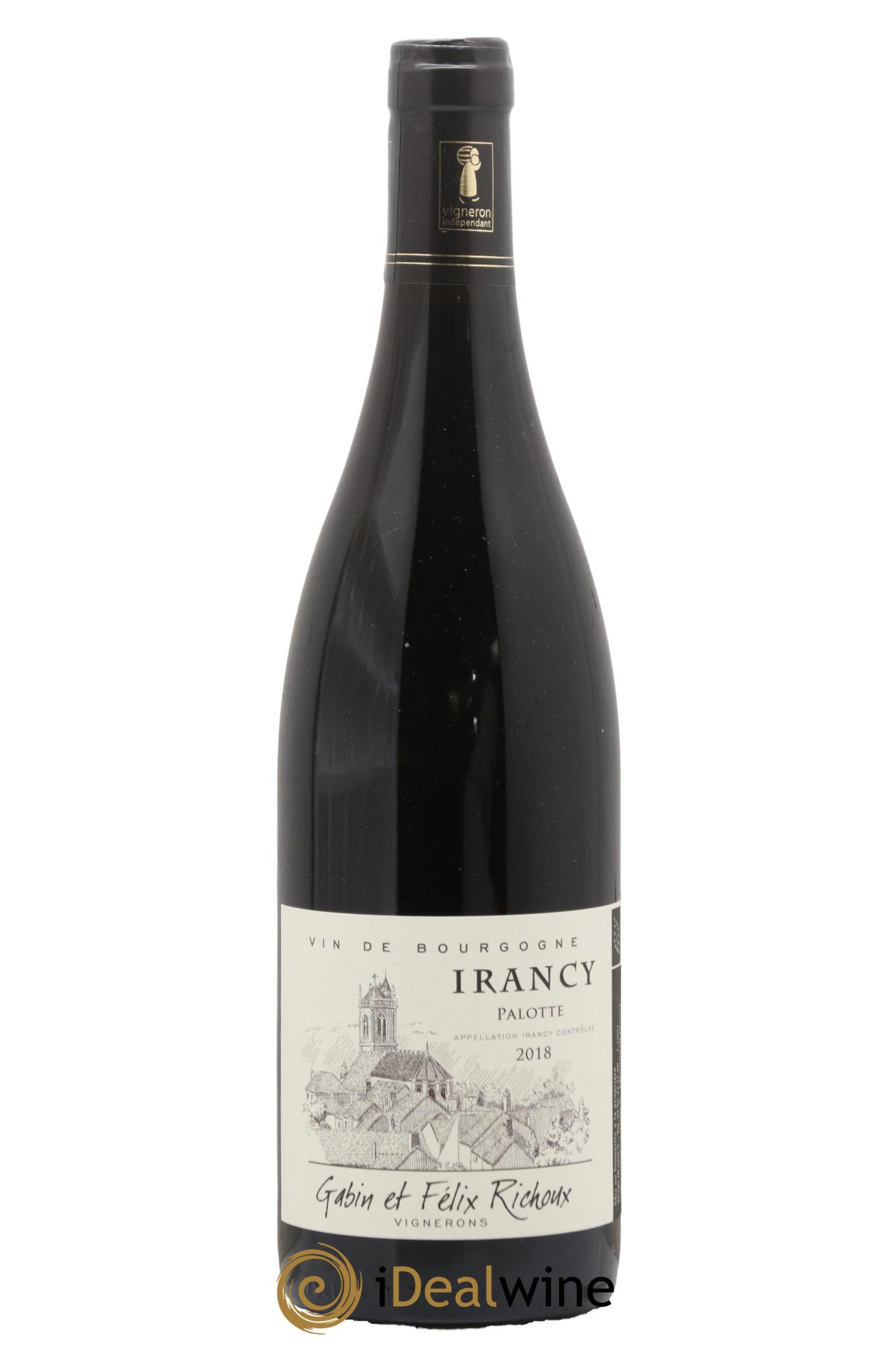 Irancy Palotte Gabin & Félix Richoux 2018 - Lot de 1 bouteille - 0