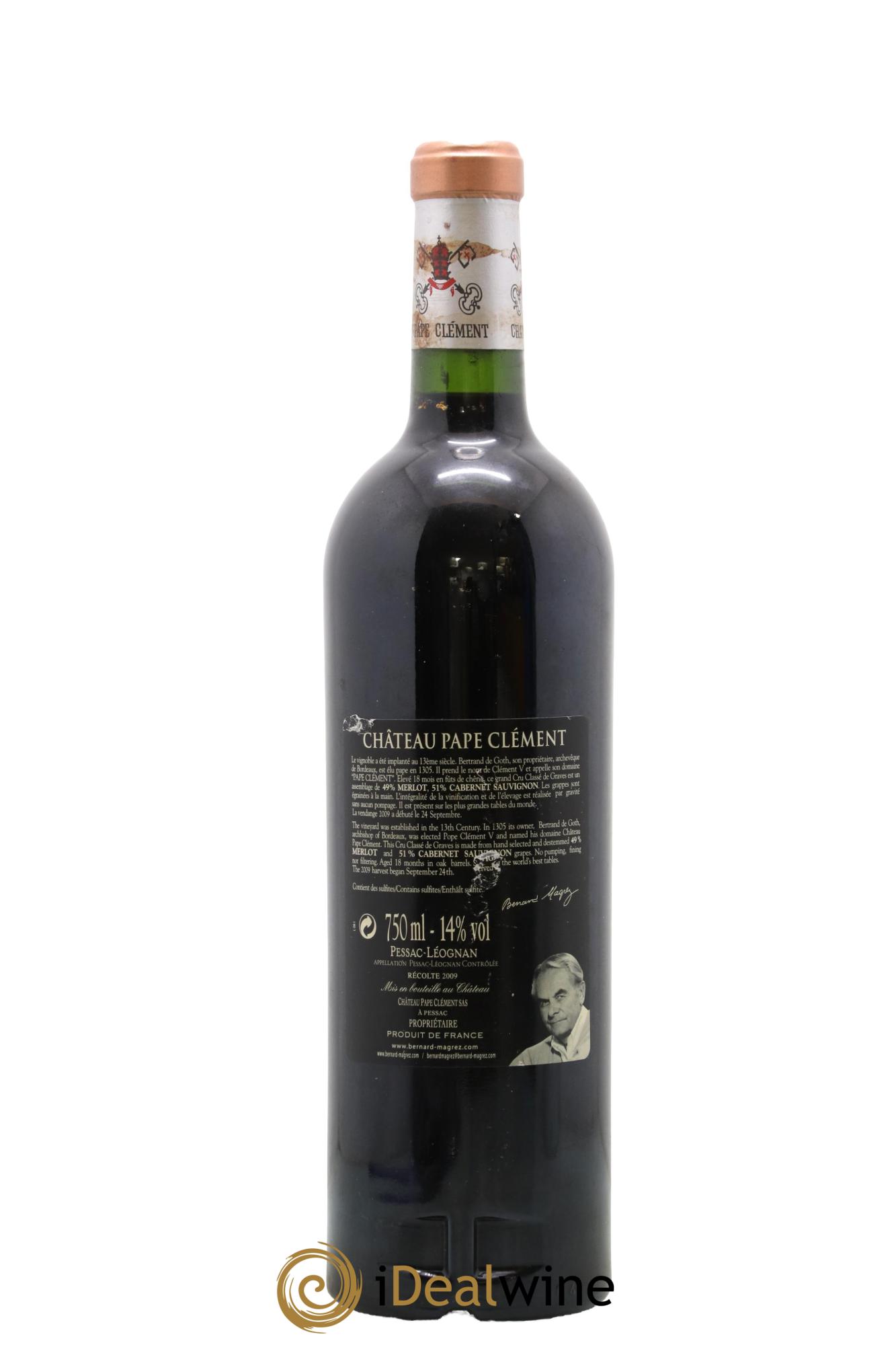Château Pape Clément Cru Classé de Graves 2009 - Lot of 1 bottle - 1