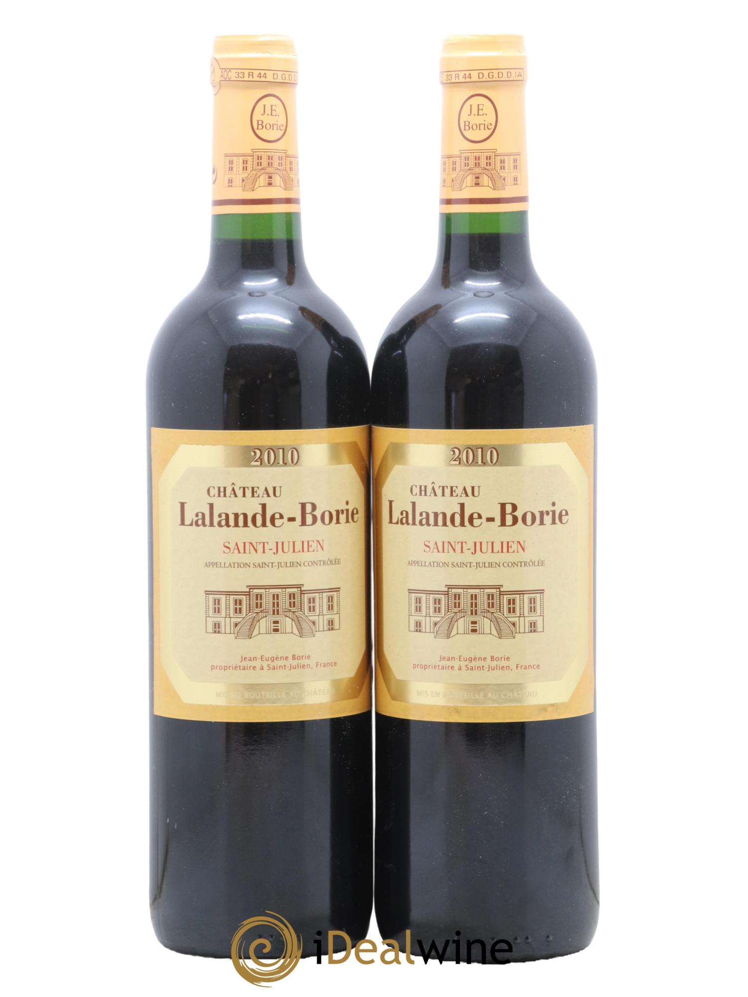 Château Lalande Borie 2010 - Lot de 2 bouteilles - 0