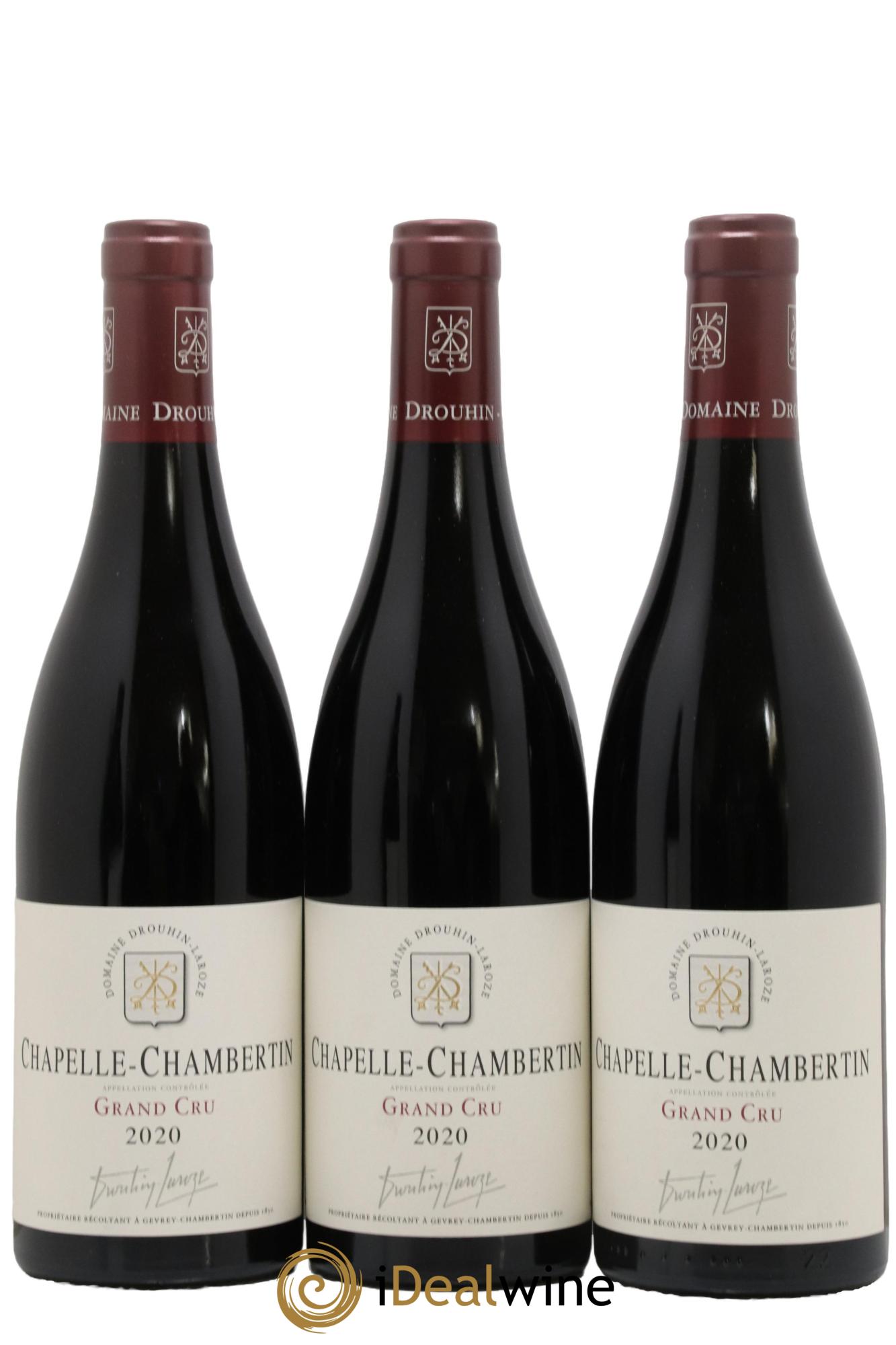 Chapelle-Chambertin Grand Cru Domaine Drouhin-Laroze 2020 - Lot of 3 bottles - 0