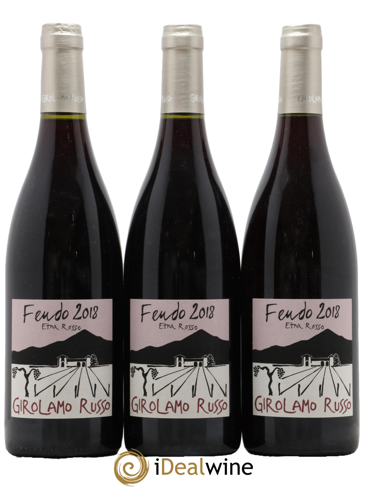 Italie Etna Feudo Girolamo Russo 2018 - Lot de 3 bouteilles - 0