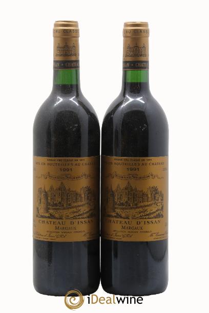 Château d'Issan 3ème Grand Cru Classé 1991 - Lotto di 2 bottiglie - 0