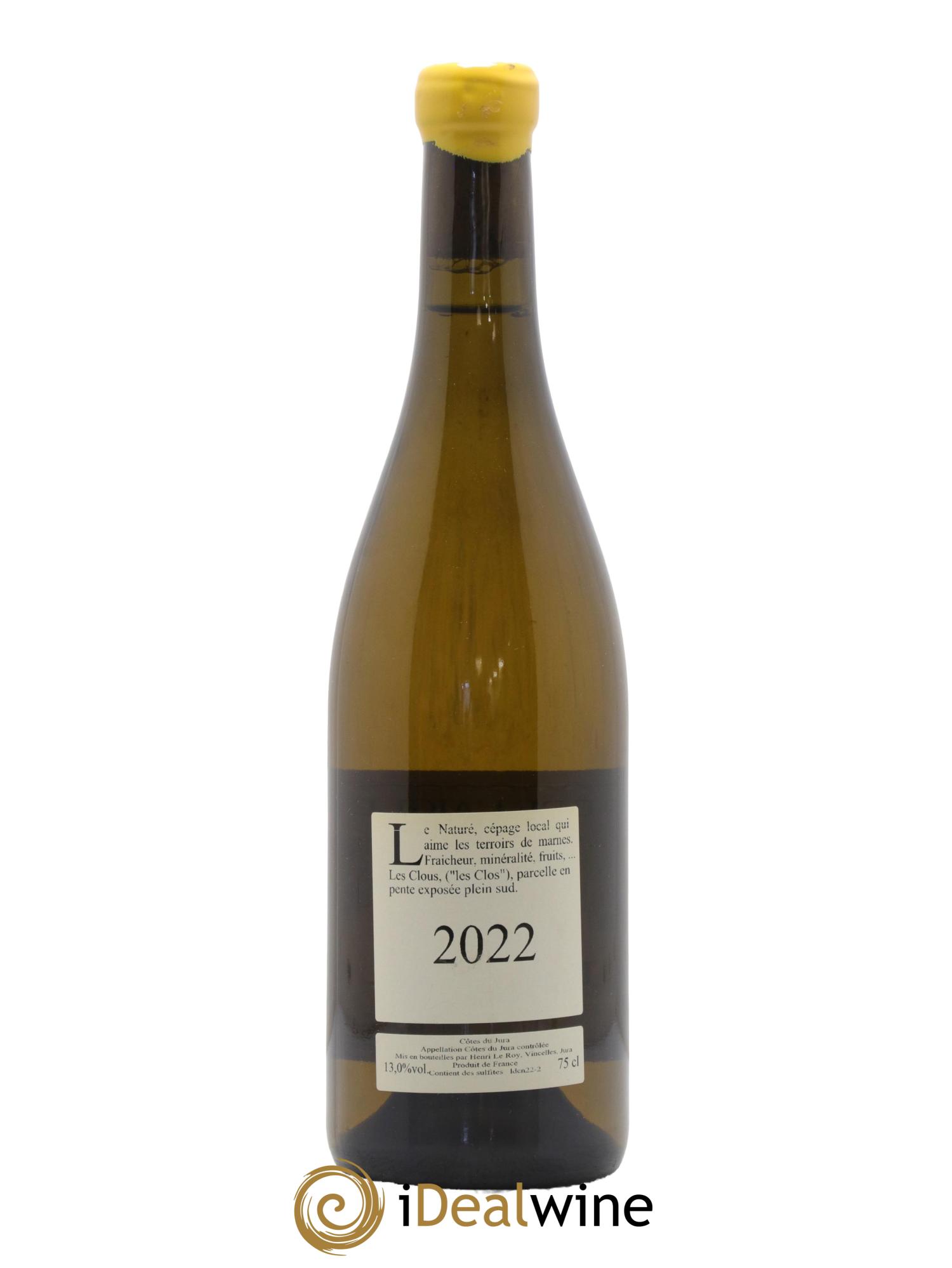 Côtes du Jura Les Clous Domaine de l'Aigle à Deux Têtes 2022 - Lot de 1 bouteille - 1