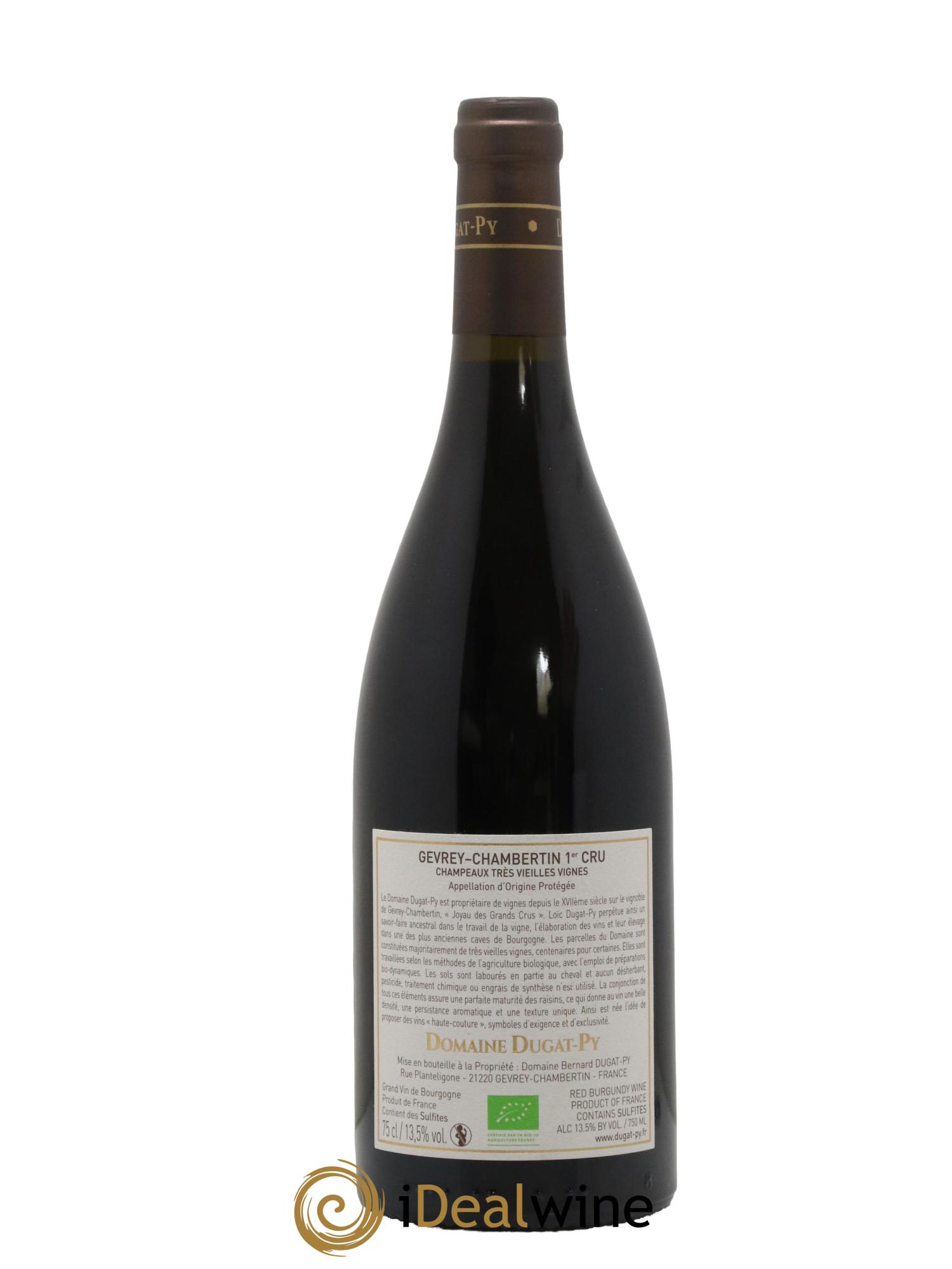 Gevrey-Chambertin 1er Cru Champeaux Très Vieilles Vignes Domaine Dugat-Py 2018 - Lot de 1 bouteille - 1