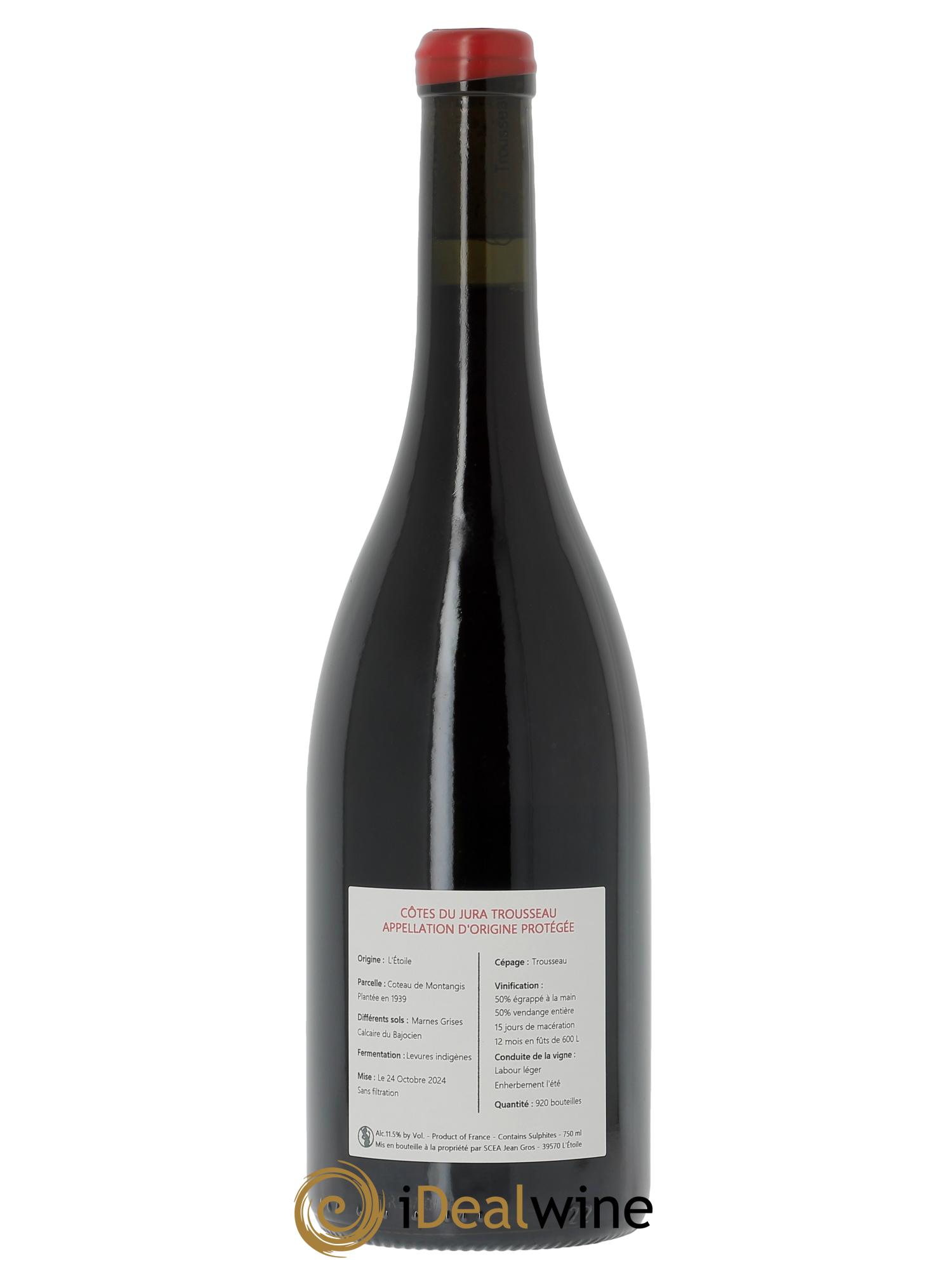 Côtes du Jura Trousseau Domaine de Montbourgeau  2023 - Lot de 1 bouteille - 1