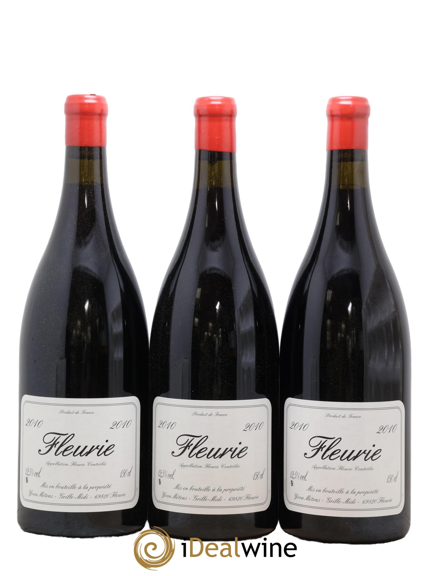 Fleurie Yvon Métras 2010 - Lot de 3 magnums - 0