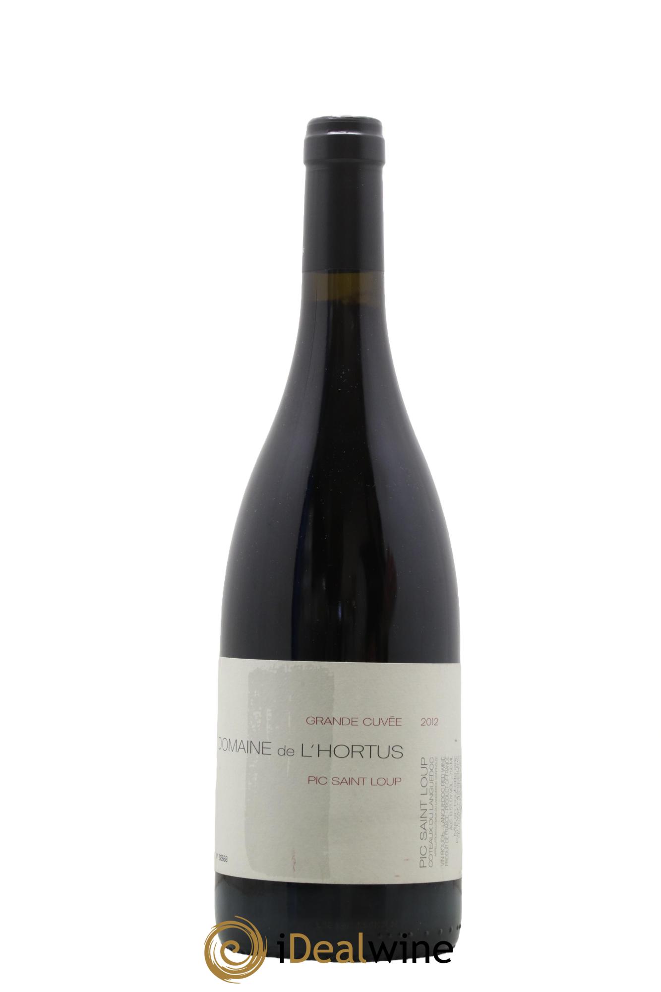 Pic Saint-Loup Domaine de L'Hortus Grande Cuvée Famille Orliac 2012 - Lot de 1 bouteille - 0