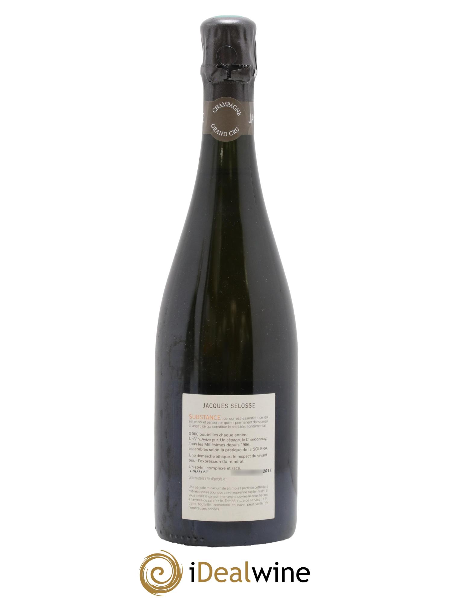 Substance Jacques Selosse - Lot of 1 bottle - 1