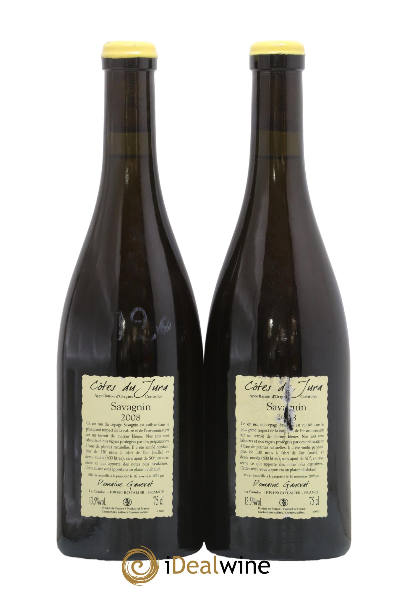 Côtes du Jura Les Vignes de mon Père Jean-François Ganevat (Domaine) 2008 - Lotto di 2 bottiglie - 1