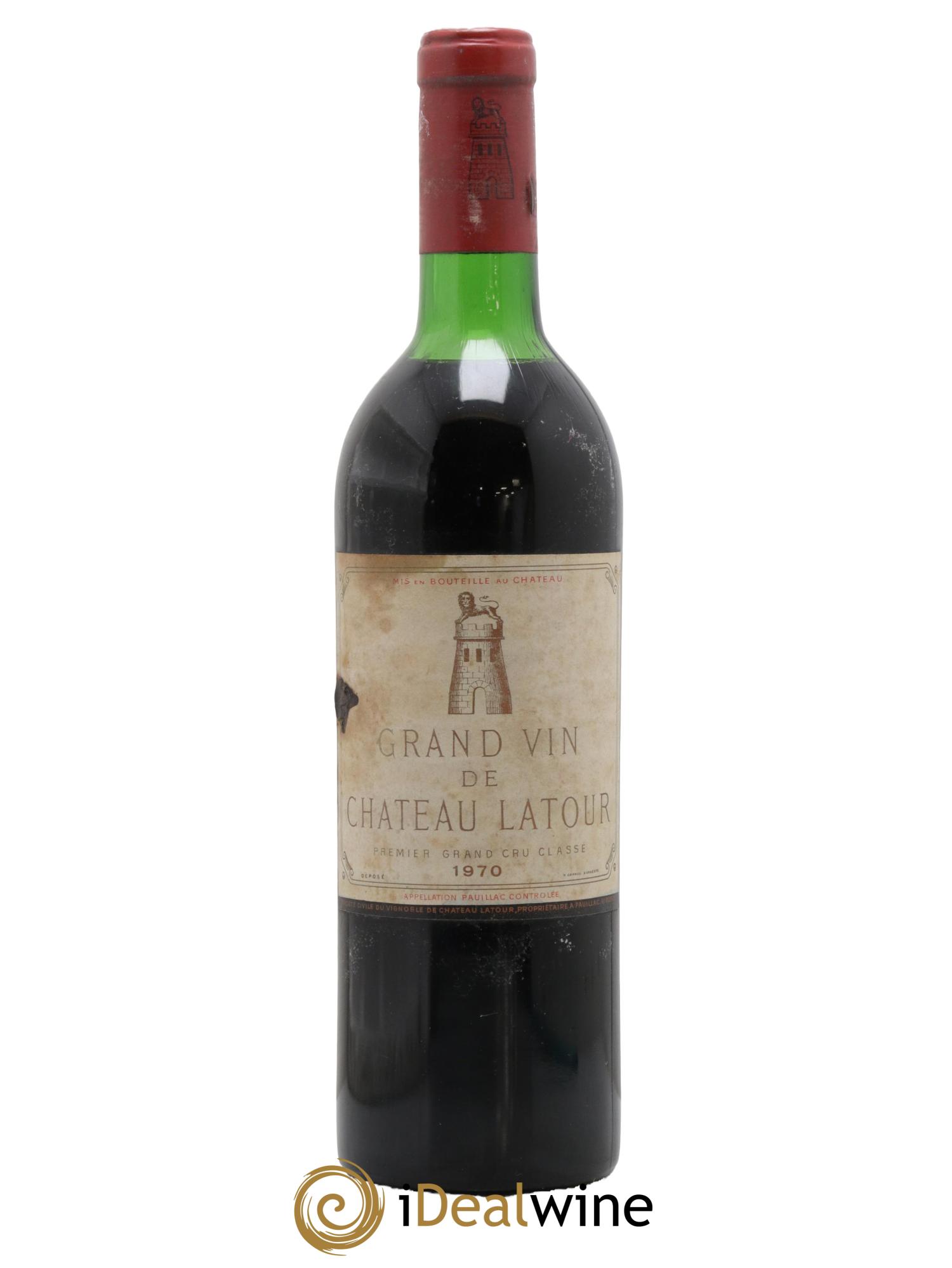 Château Latour 1er Grand Cru Classé 1970 - Lotto di 1 bottiglia - 0