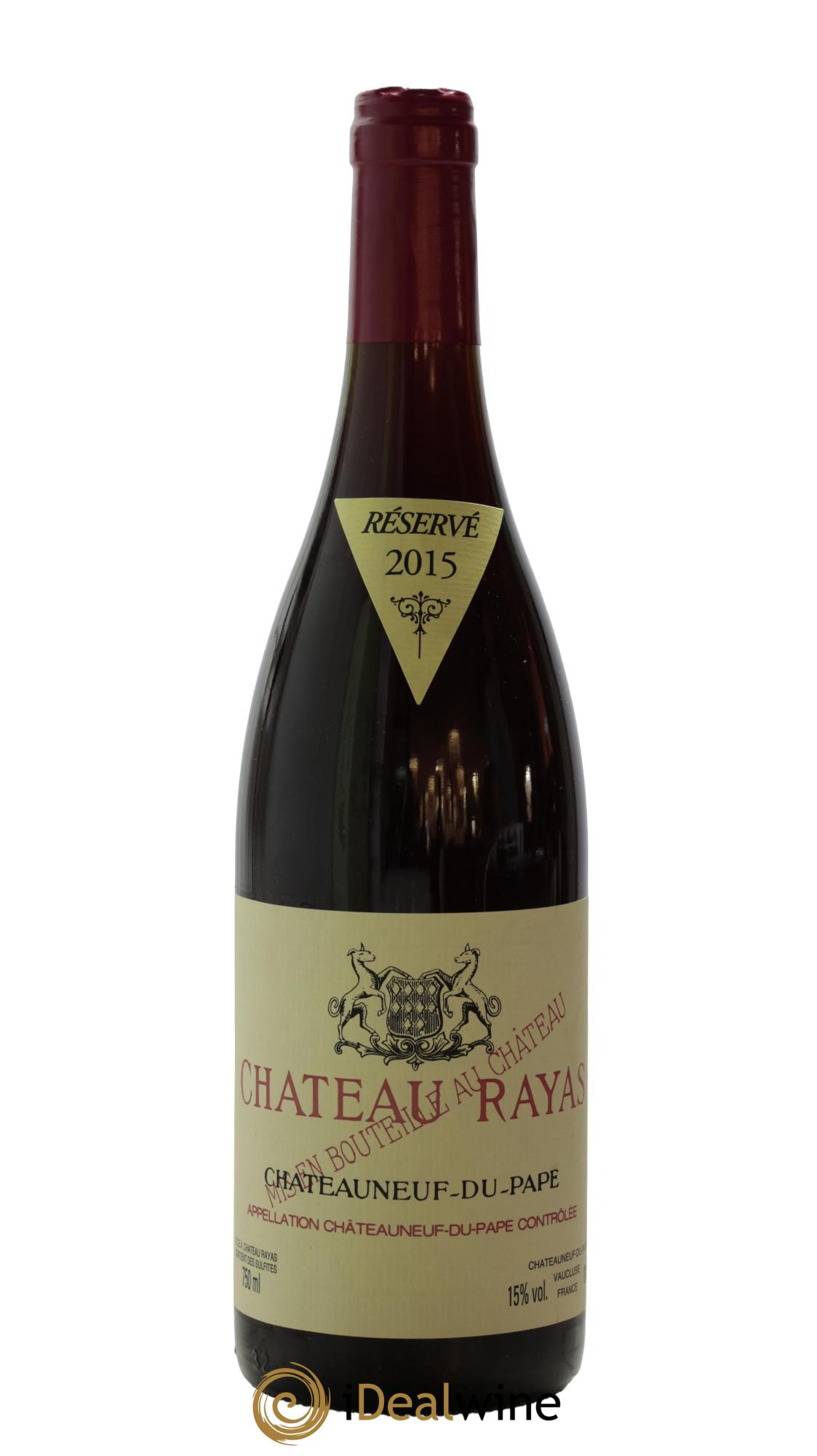 Châteauneuf-du-Pape Château Rayas Emmanuel Reynaud 2015 - Lot of 1 bottle - 0