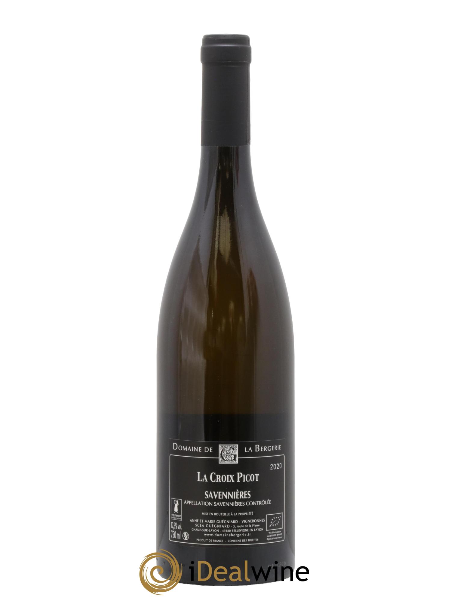 Savennières La Croix Picot Domaine De La Bergerie 2020 - Lotto di 1 bottiglia - 1
