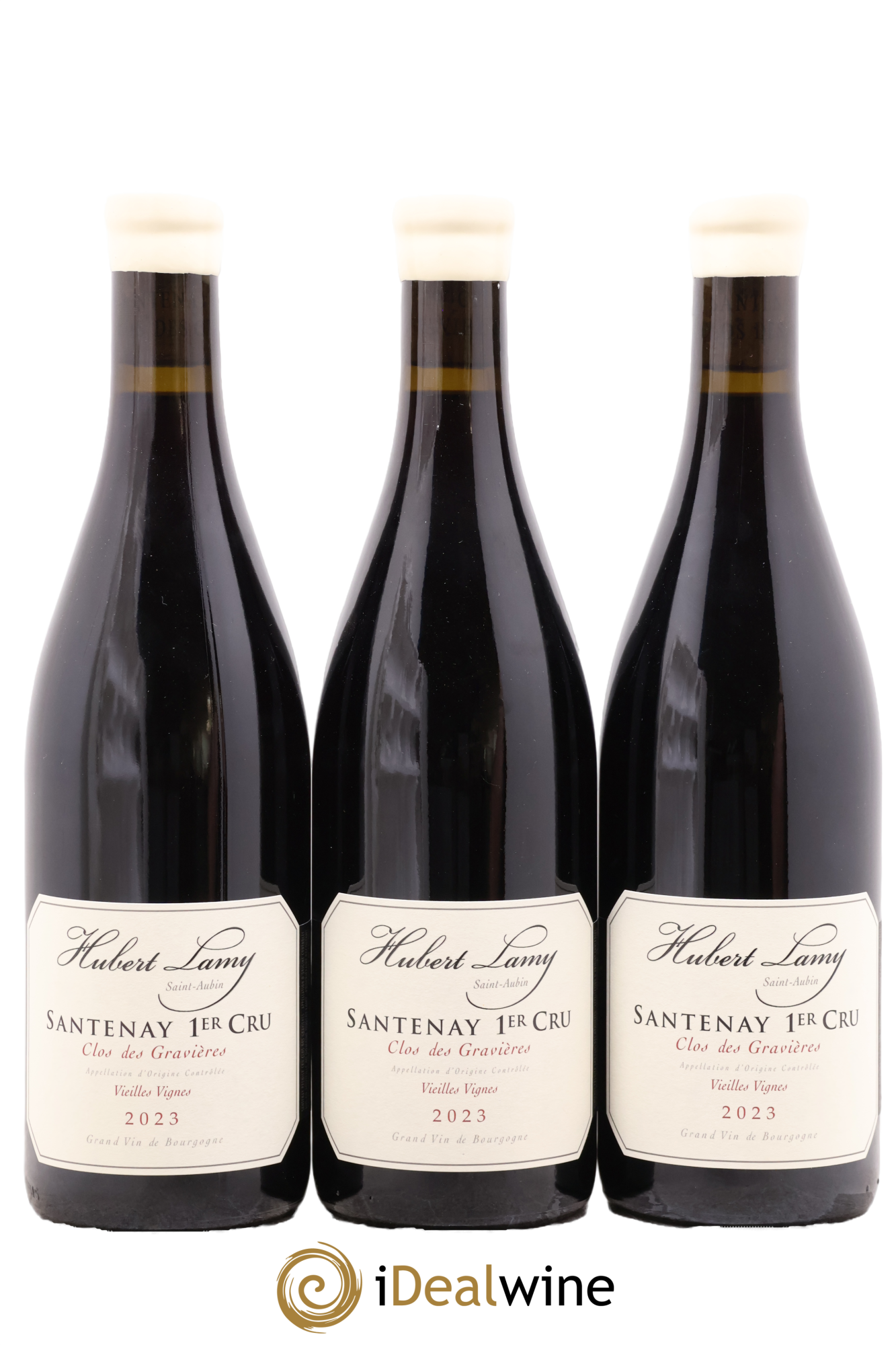 Santenay Clos Des Gravières Vieilles Vignes Hubert Lamy 2023 - Lot de 3 bouteilles - 0