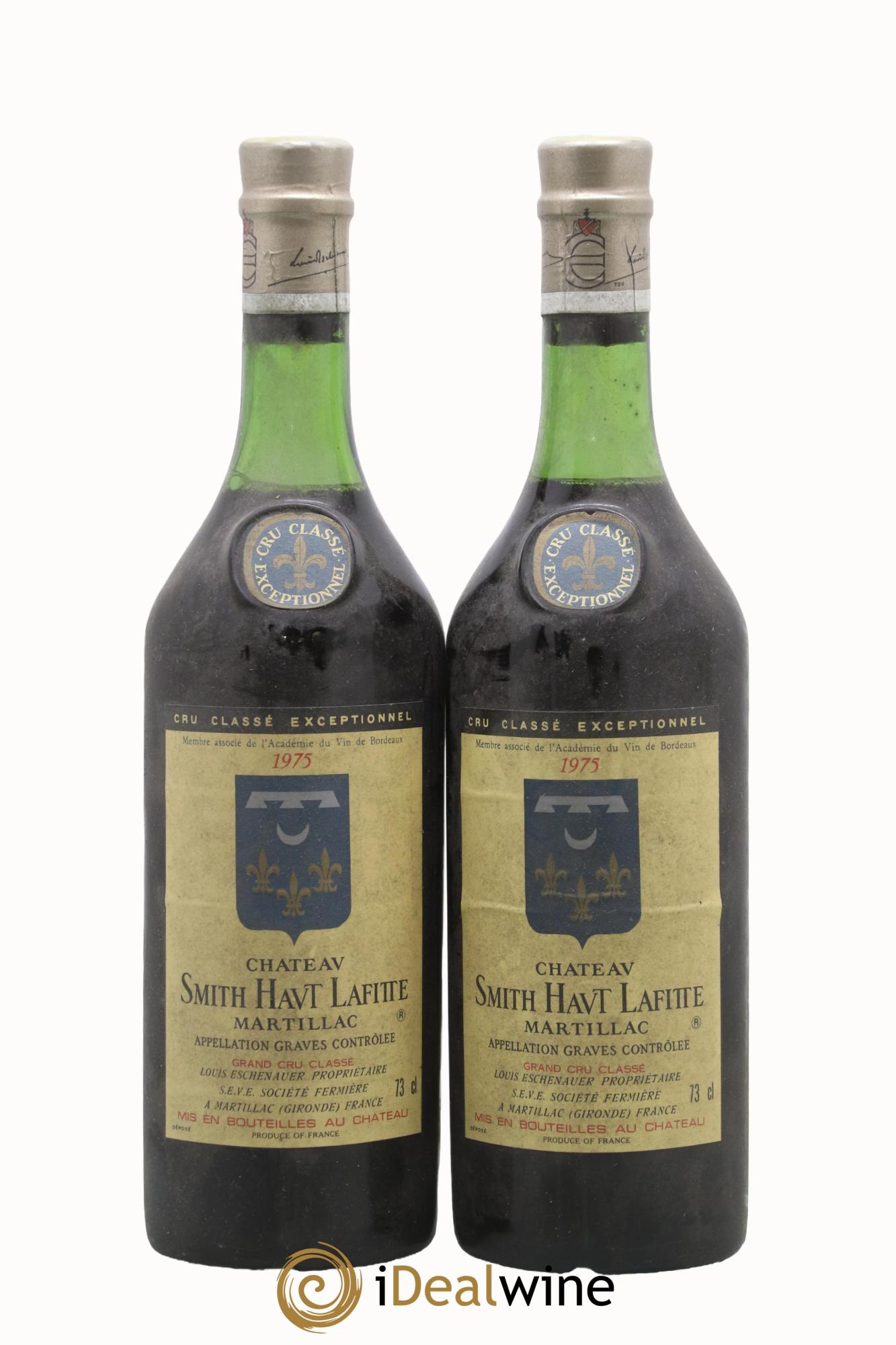 Château Smith Haut Lafitte Cru Classé de Graves 1975 - Lot of 2 bottles - 0