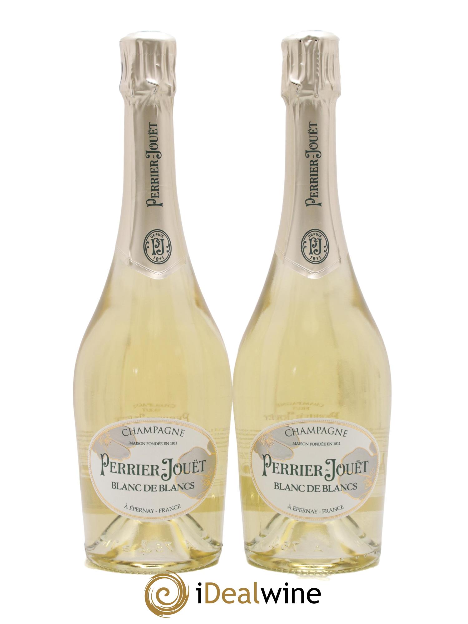 Champagne Blanc de Blancs Maison Perrier-Jouët - Lot de 2 bouteilles - 0