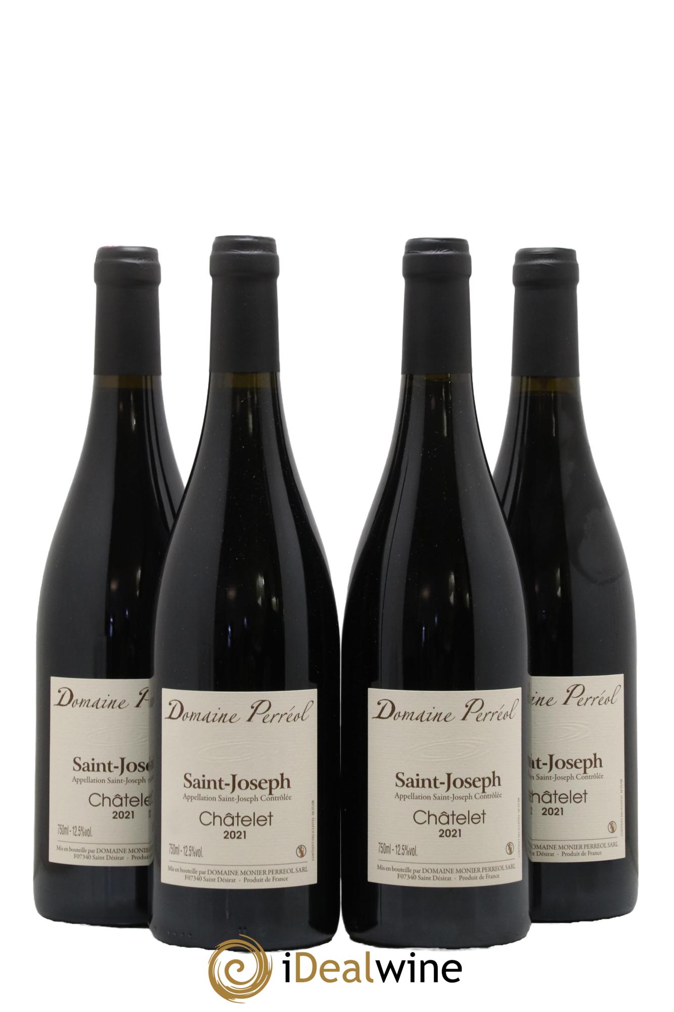 Saint-Joseph Châtelet Monier Perréol 2021 - Posten von 4 Flaschen - 0