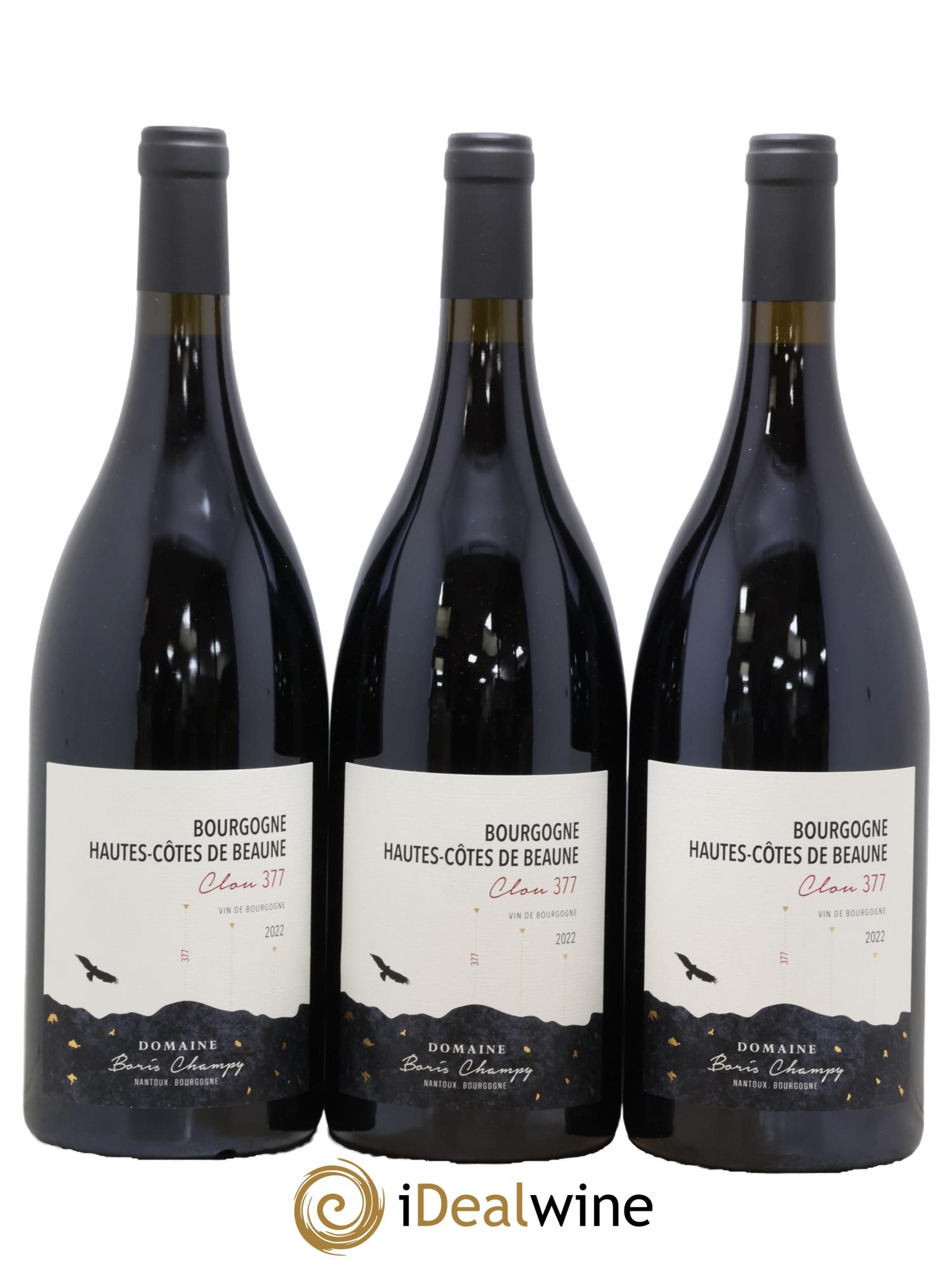 Hautes-Côtes de Beaune Clou 377 Boris Champy 2022 - Lot de 3 magnums - 0
