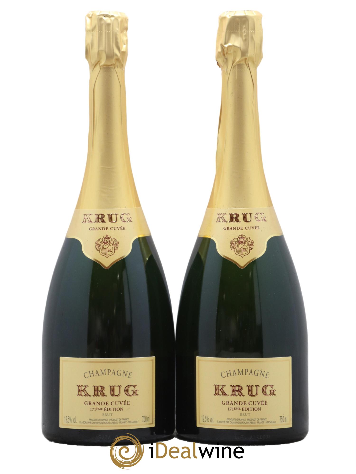 Grande Cuvée Brut - 171ème édition Krug - Lot de 2 bouteilles - 0