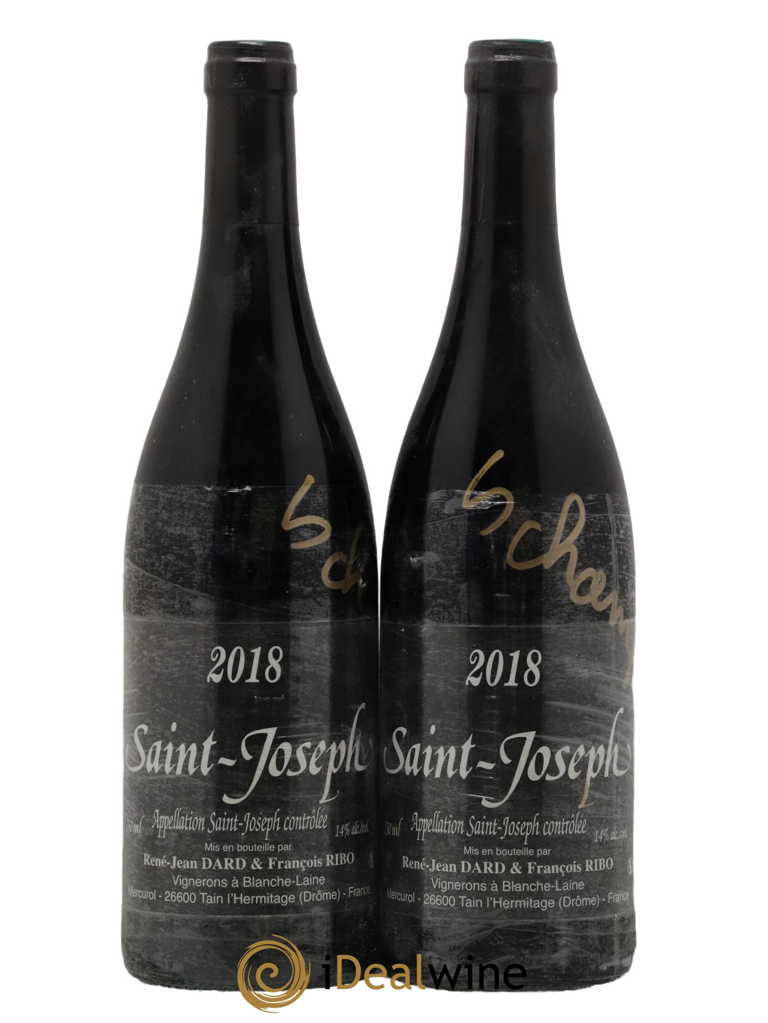 Saint-Joseph Champs Dard et Ribo (Domaine) 2018 - Lotto di 2 bottiglie - 0