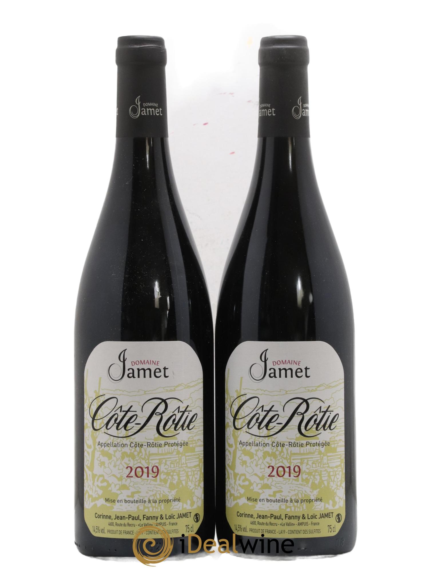 Côte-Rôtie Jamet (Domaine) 2019 - Lot de 2 bouteilles - 0