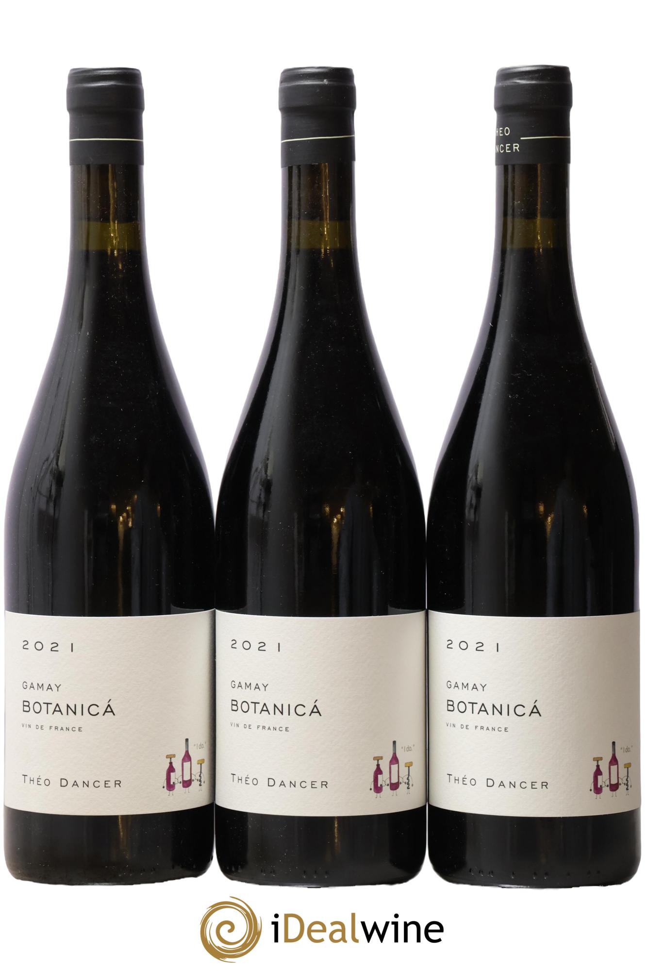 Vin de France Gamay Botanica Théo Dancer 2021 - Lot de 3 bouteilles - 0