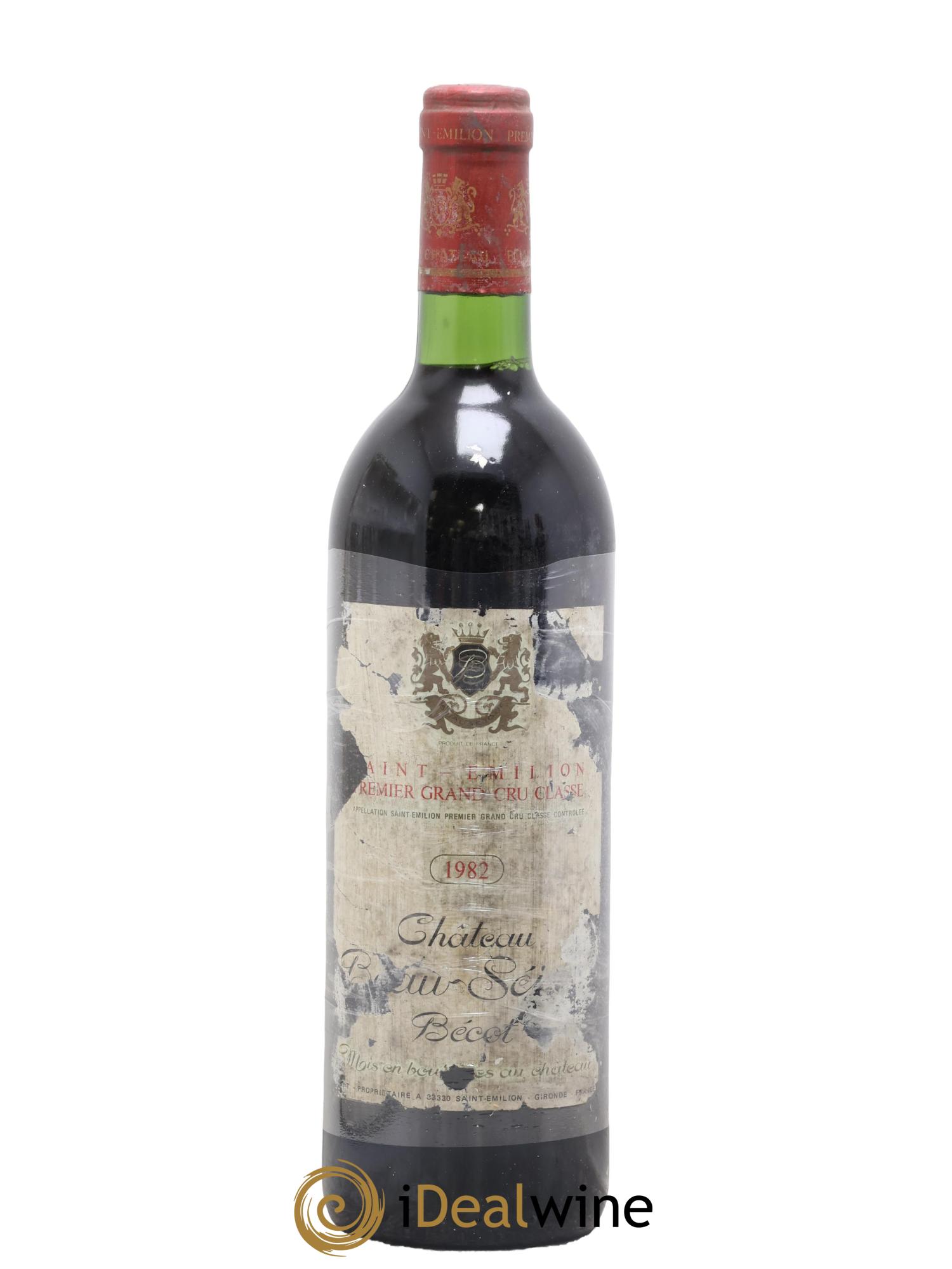 Château Beau-Séjour Bécot 1er Grand Cru Classé B 1982 - Lot de 1 bouteille - 0