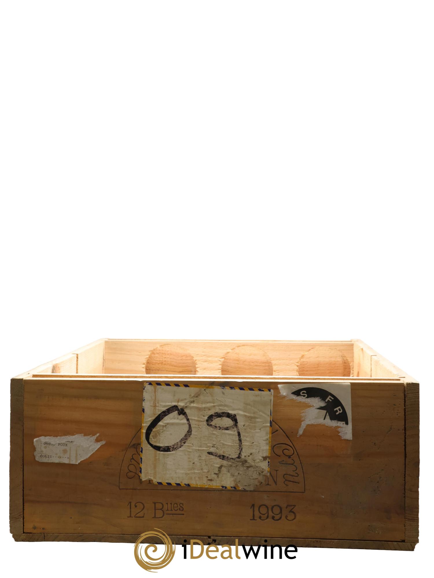 Château Haut Brion 1er Grand Cru Classé  1993 - Lot of 12 bottles - 6