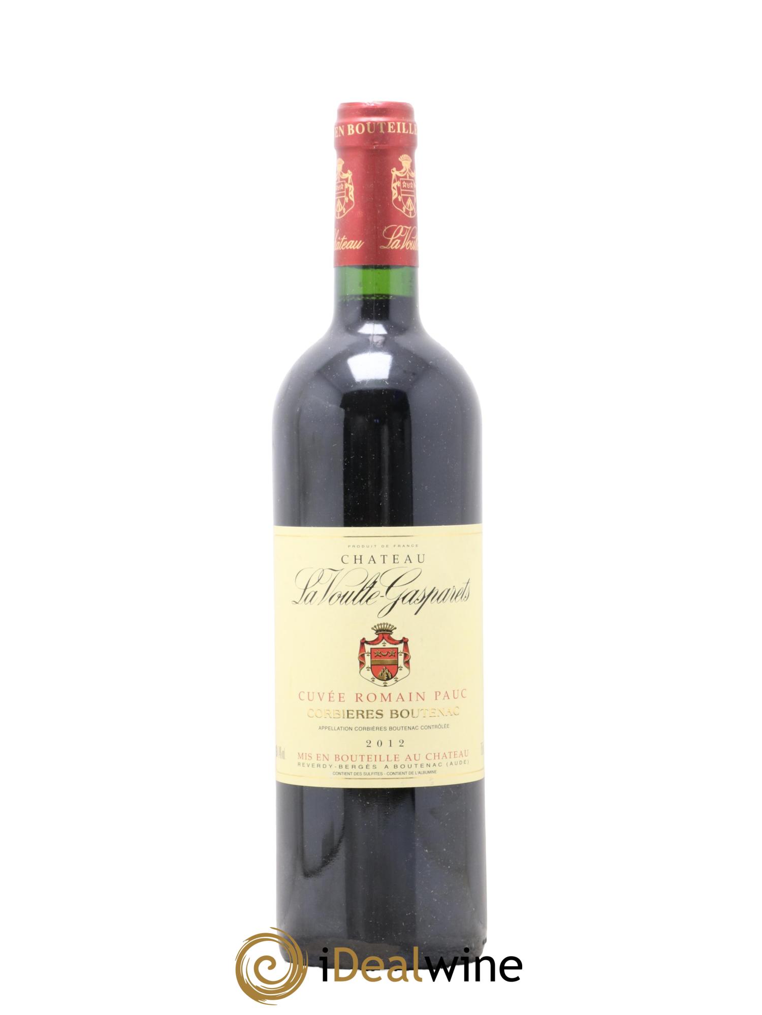 Corbières Boutenac La Voulte-Gasparets Cuvée Romain Pauc Patrick Reverdy 2012 - Lot de 1 bouteille - 0