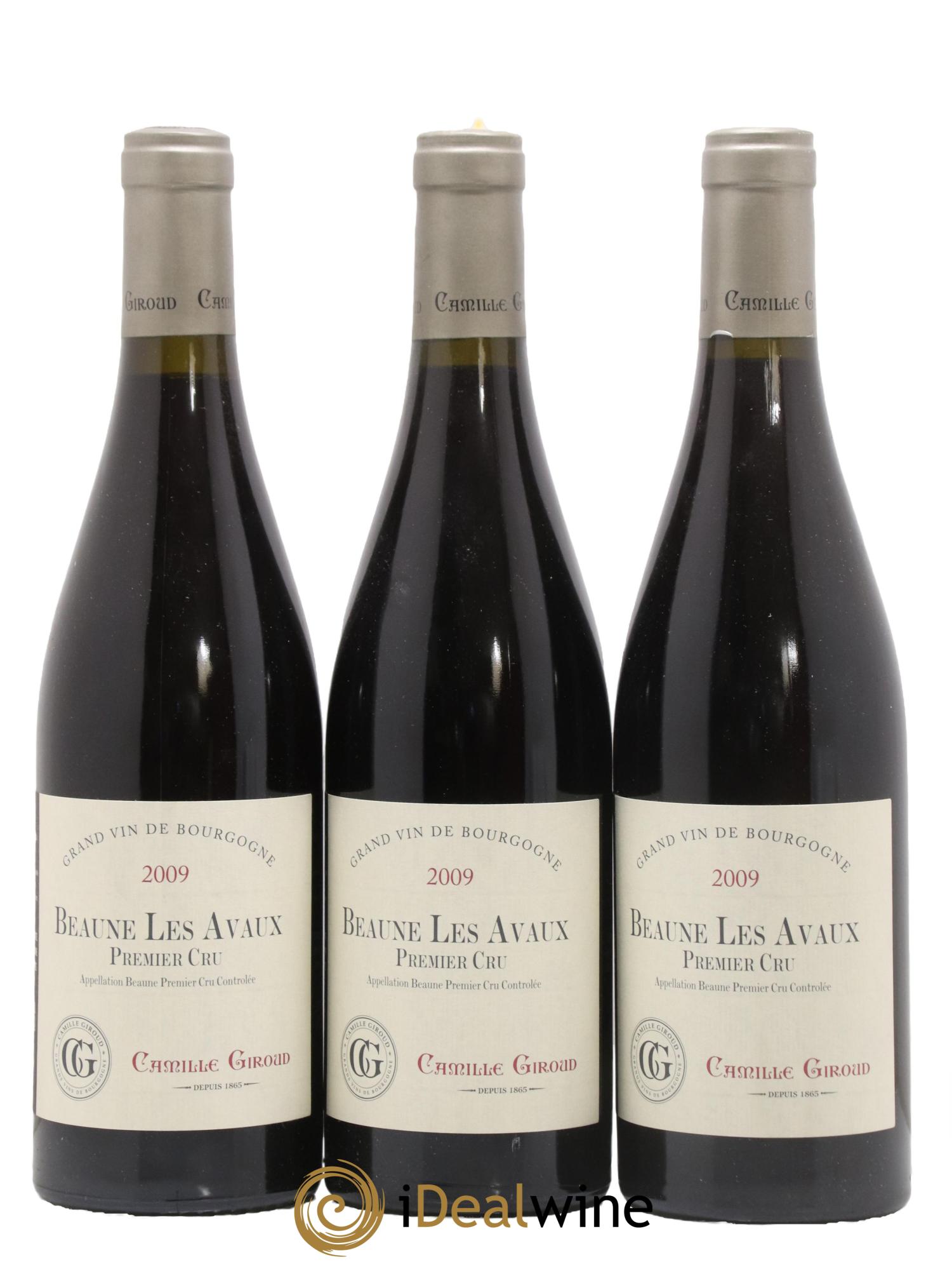 Beaune 1er Cru Les Avaux Camille Giroud 2009 - Lot de 3 bouteilles - 0